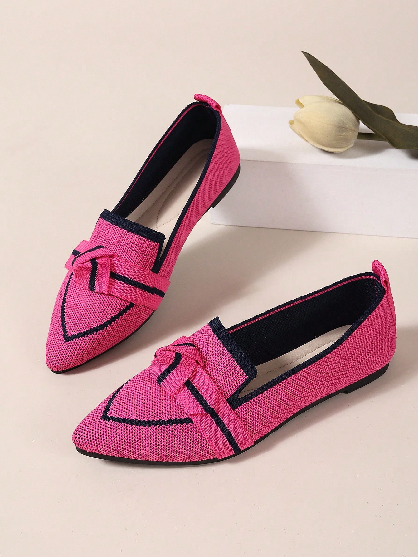 In Hot Pink Women Flats