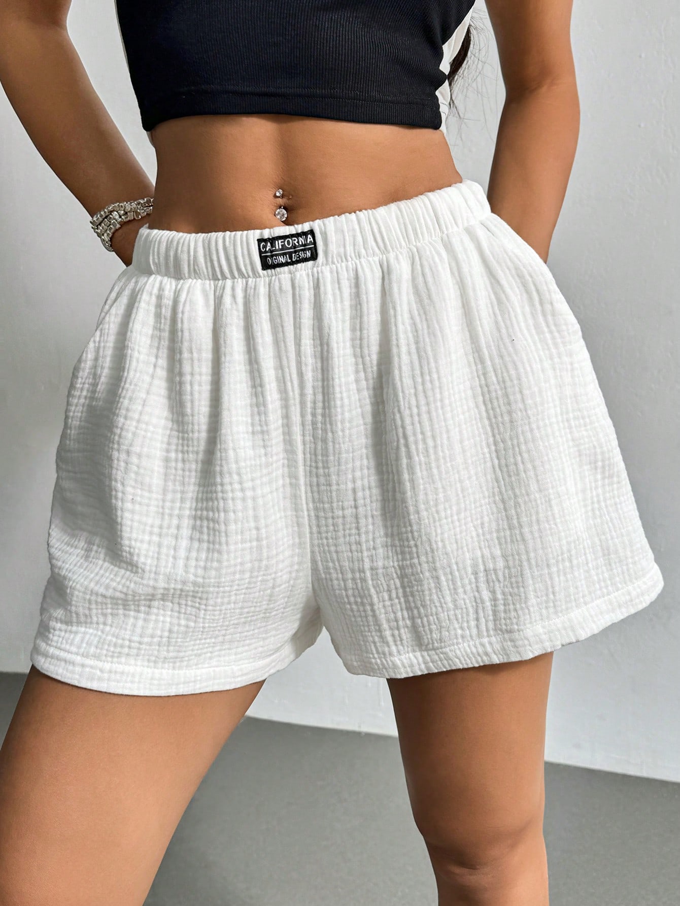 White Shorts