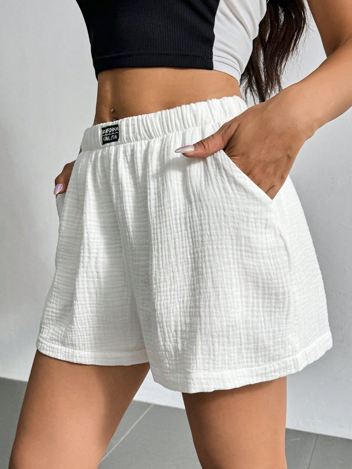 White Shorts