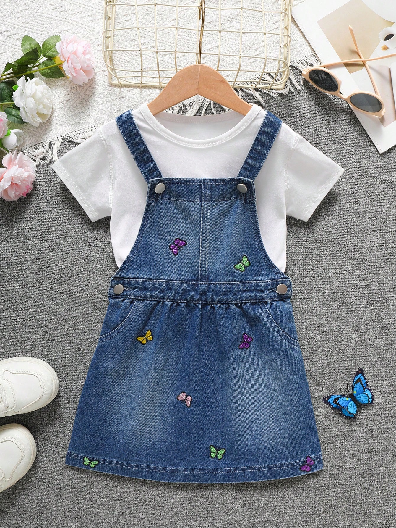 Young Girls Denim Dresses