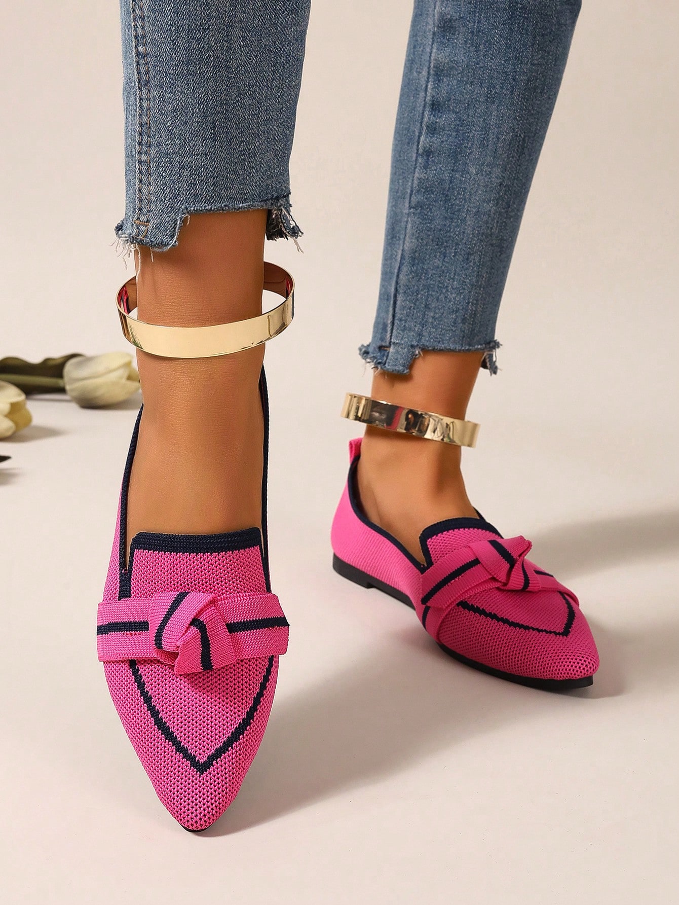 In Hot Pink Women Flats