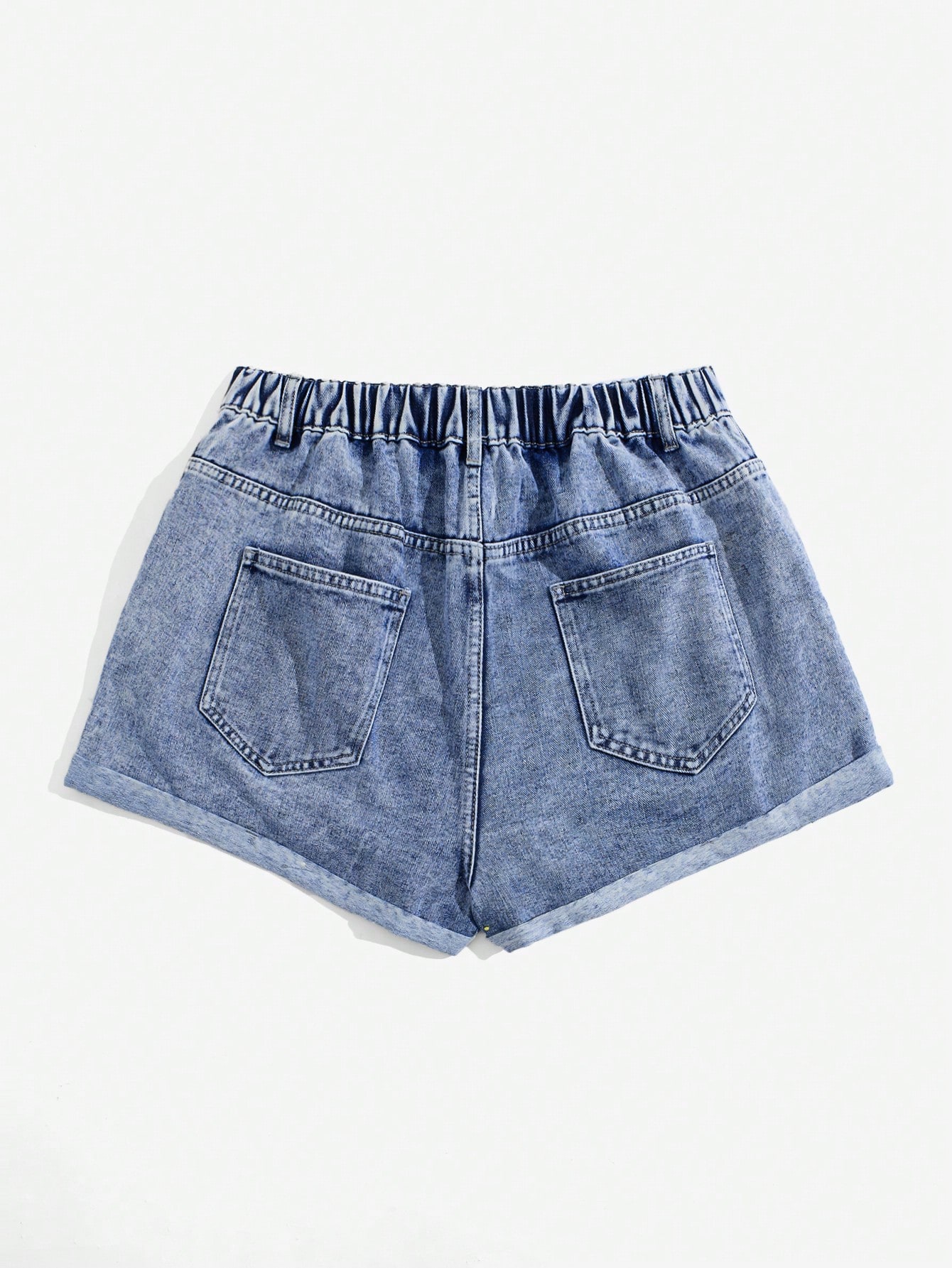 Plus Size Denim Shorts