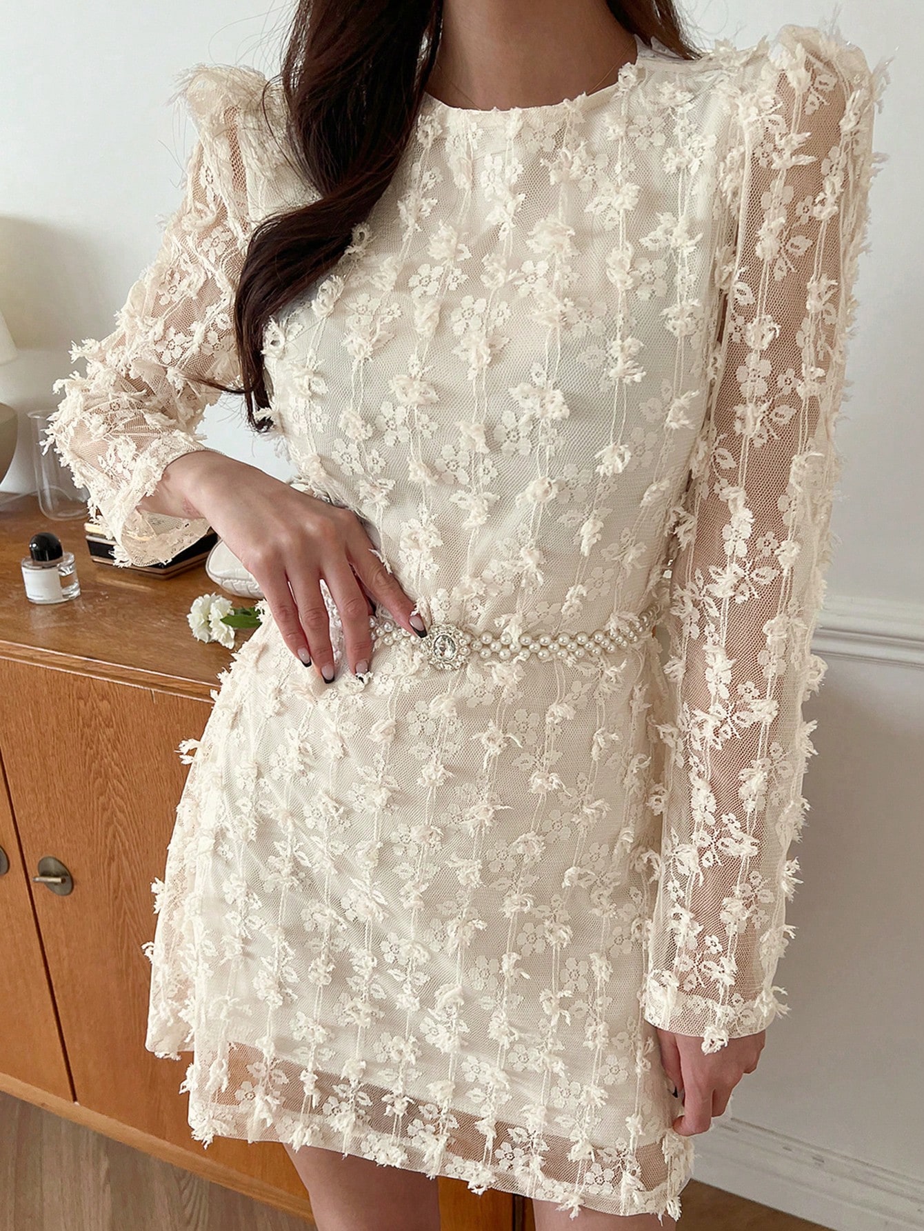 In Beige Women Dresses