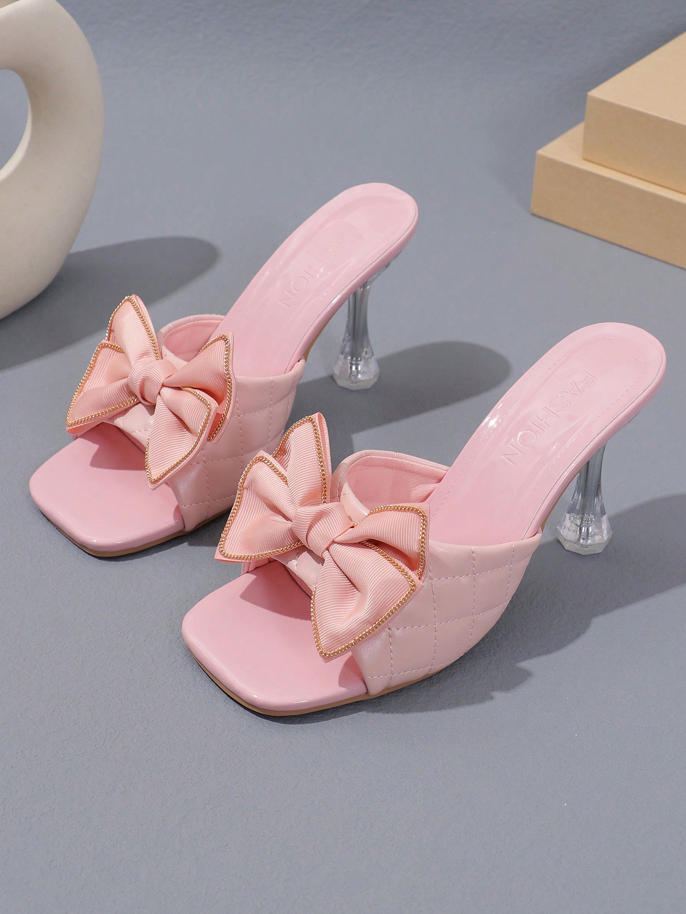 In Pink Women Heeled Sandals