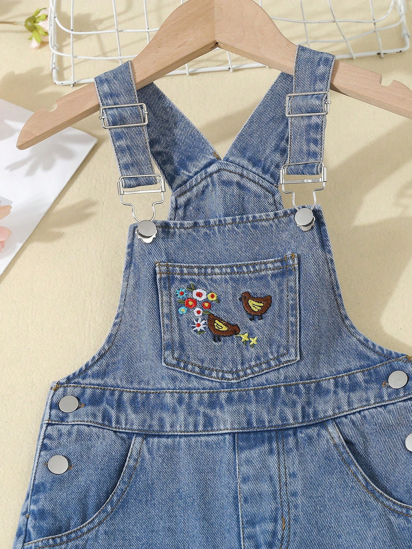 Young Girls Denim Overalls & Jumpsuits