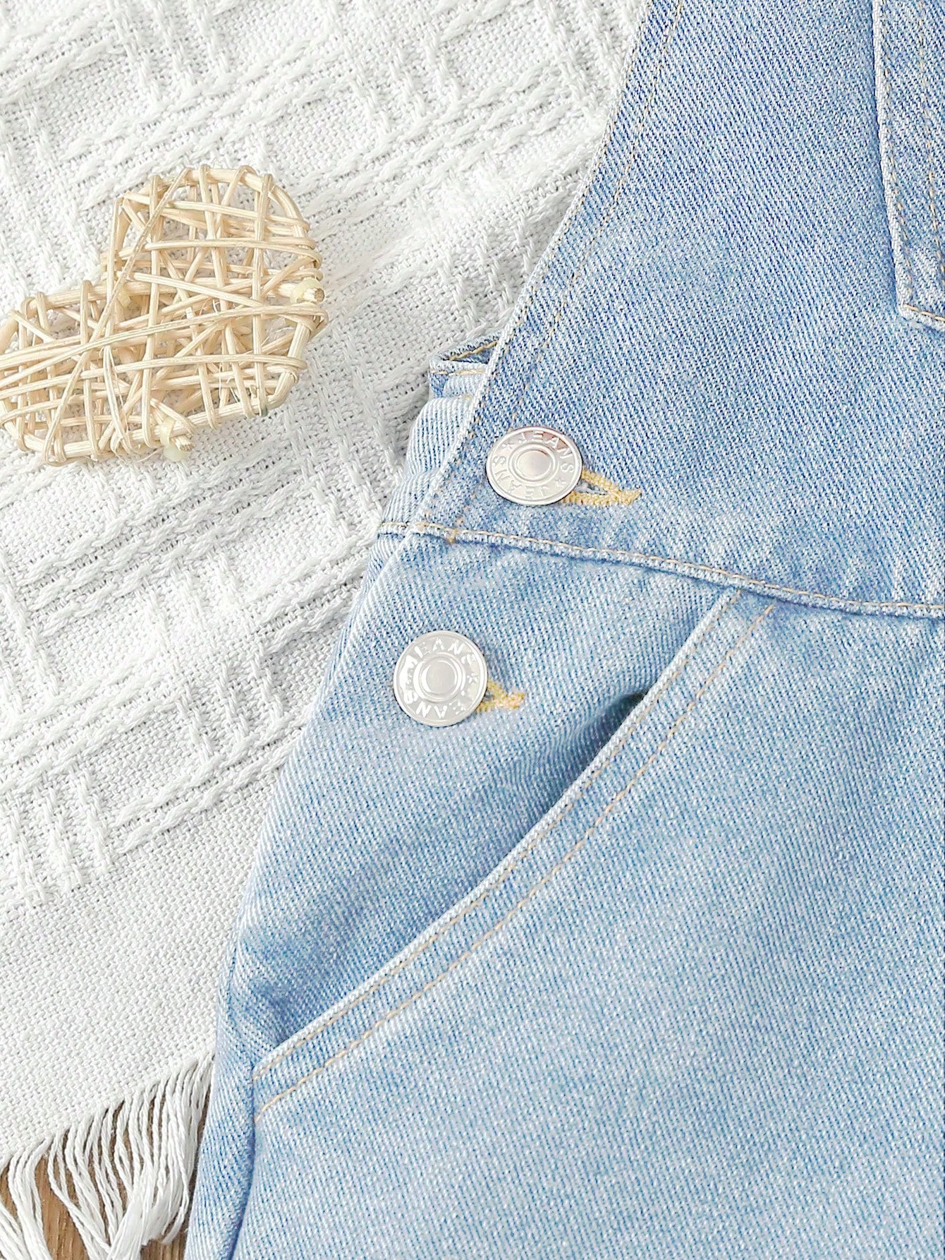 Young Girls Denim Overalls & Jumpsuits