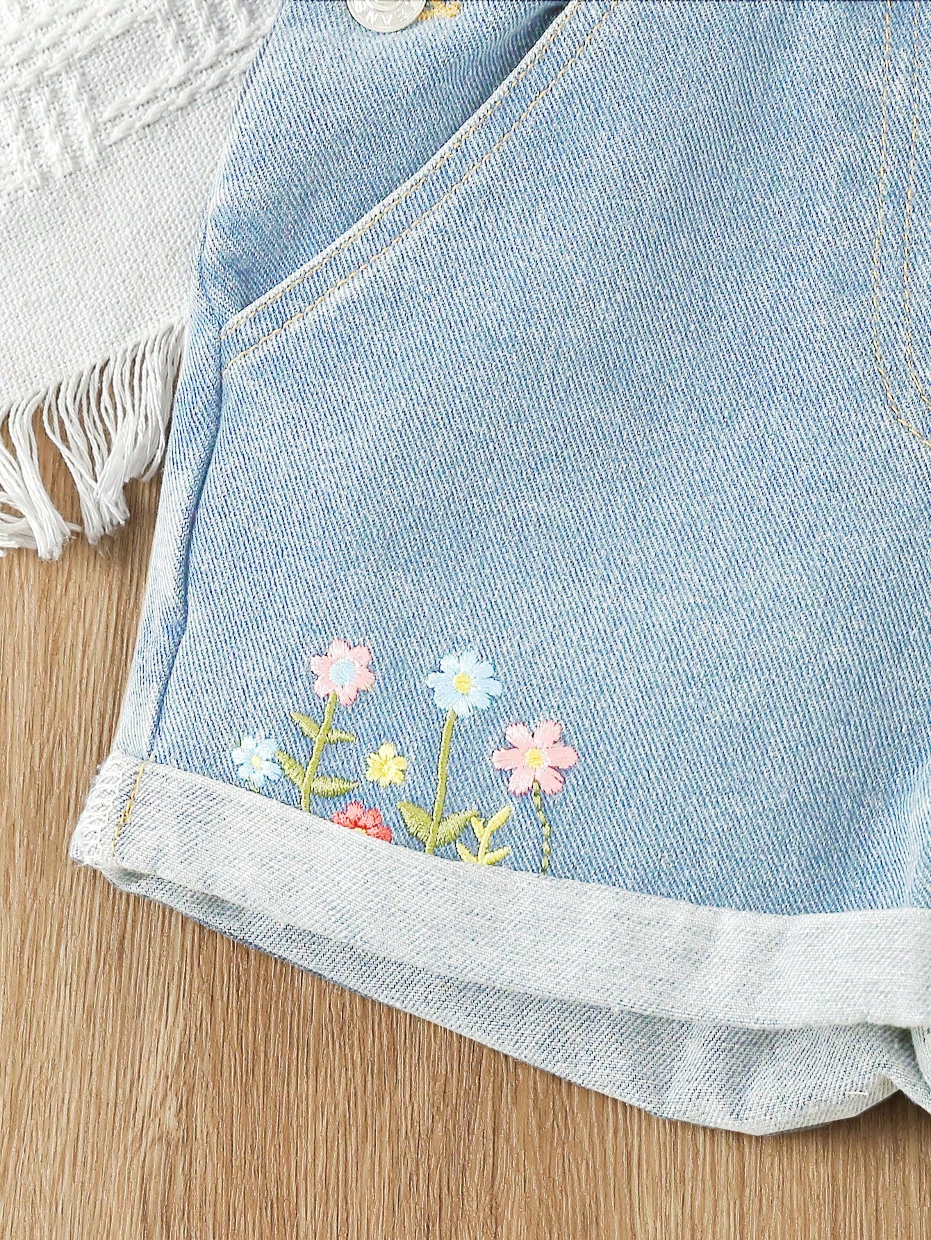 Young Girls Denim Overalls & Jumpsuits