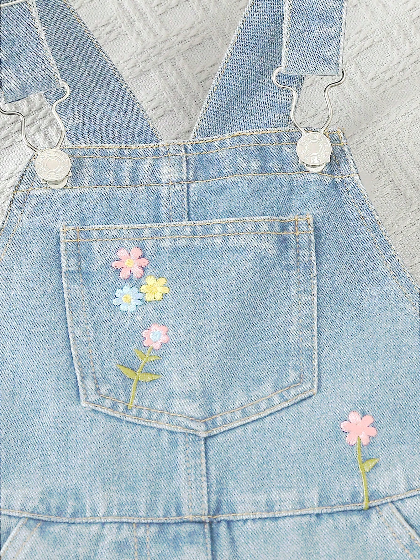 Young Girls Denim Overalls & Jumpsuits