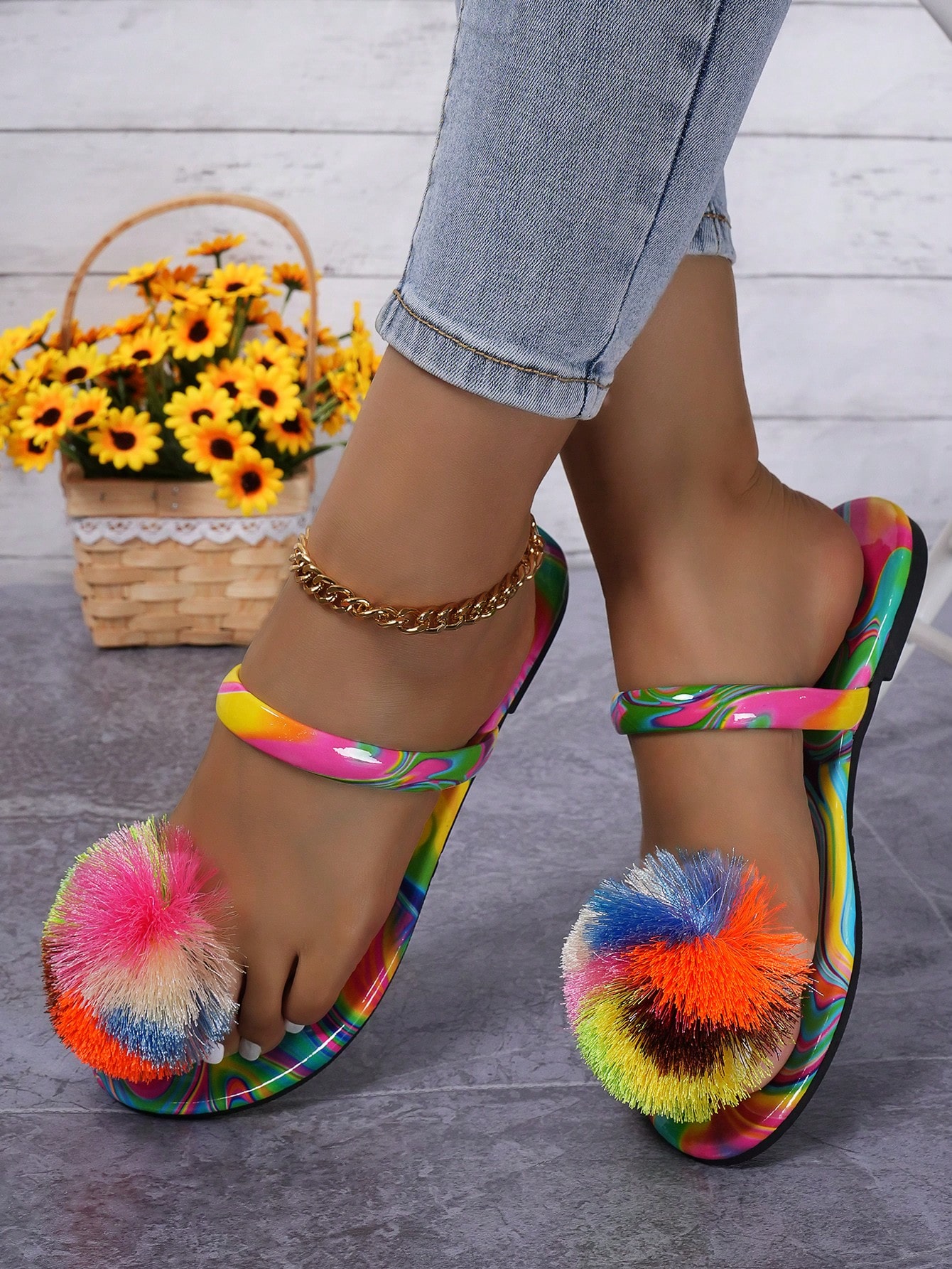 In Multicolor Women Sandals