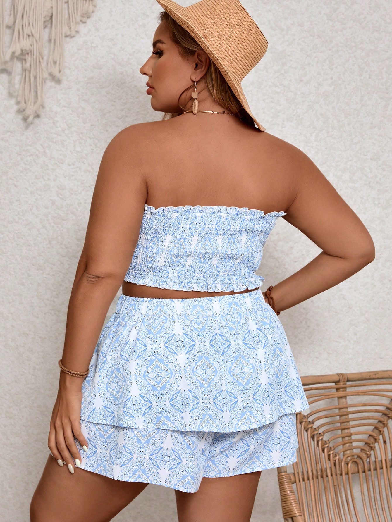 Plus Size Two piece set