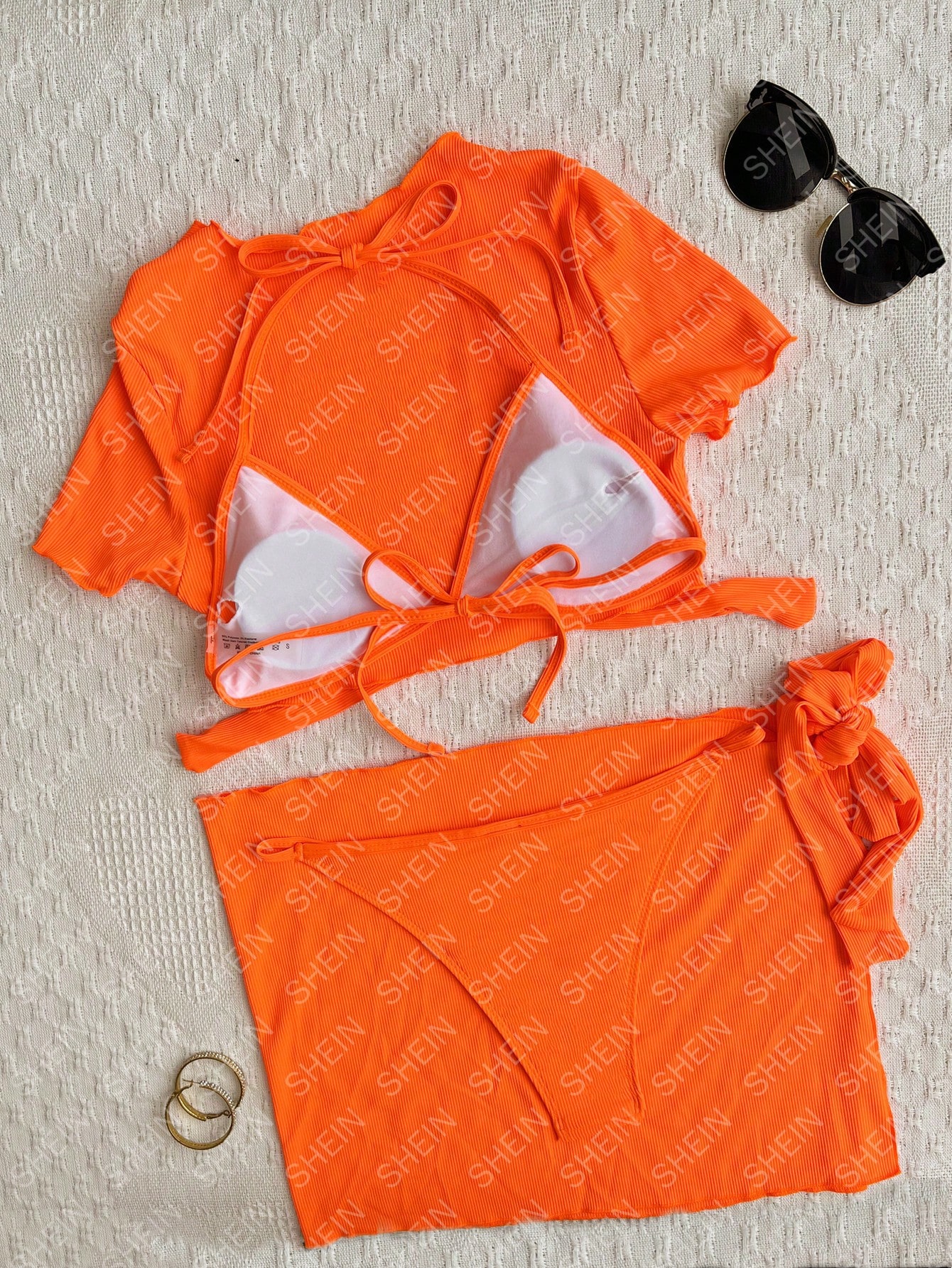 In Short Sleeve Women Bikini Sets