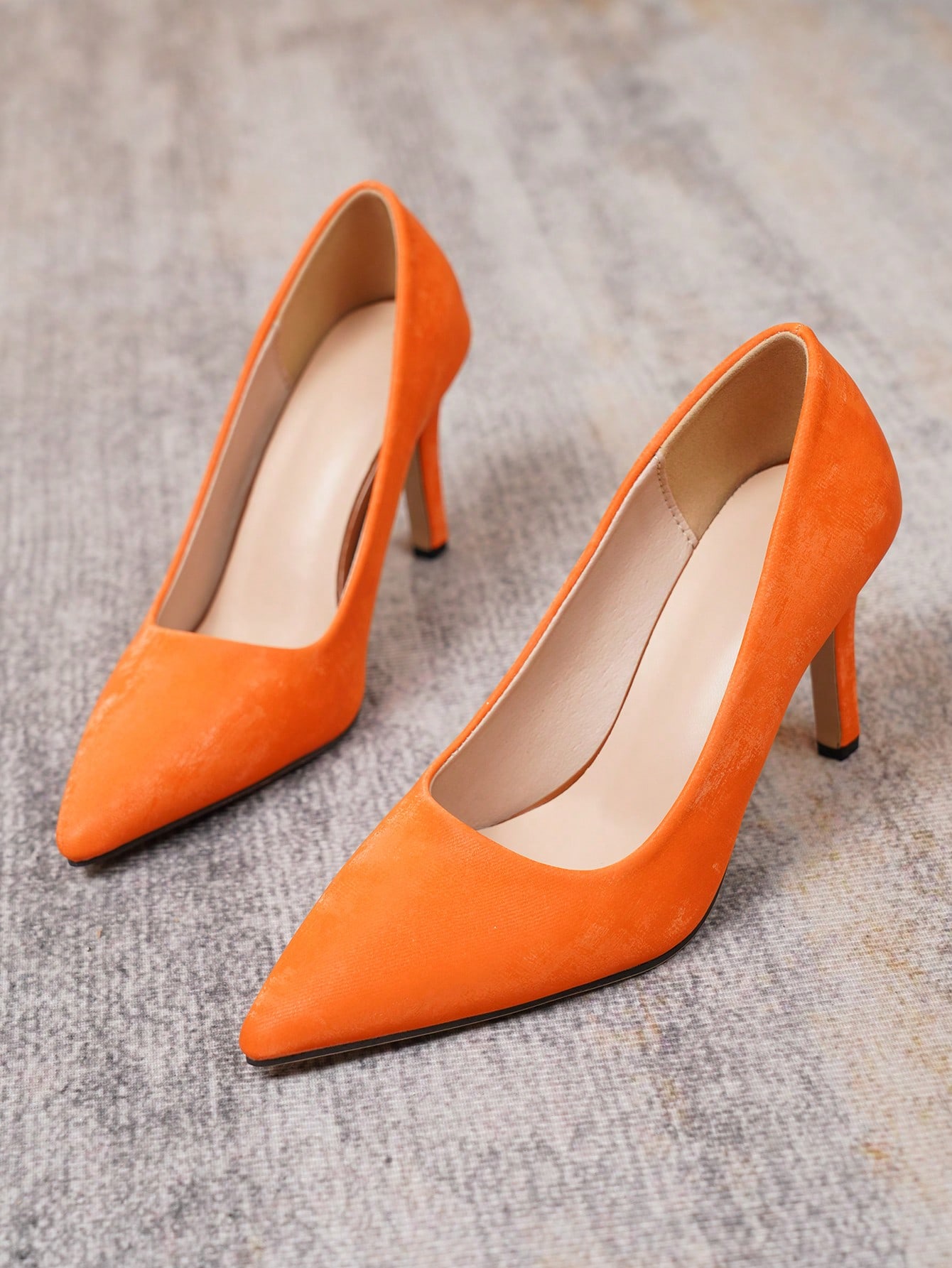 In Orange Women Pumps