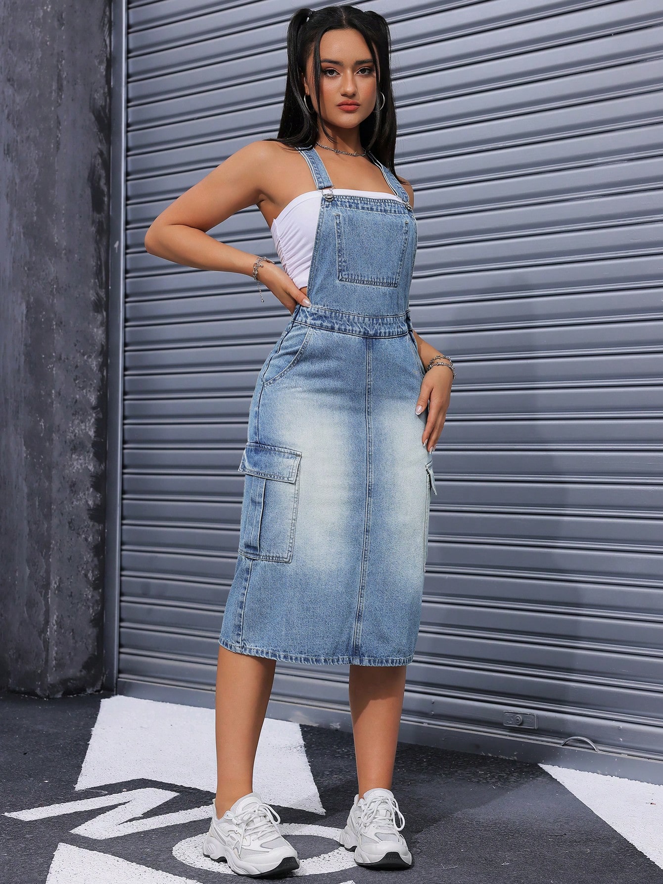 In Blue Women Denim Dresses