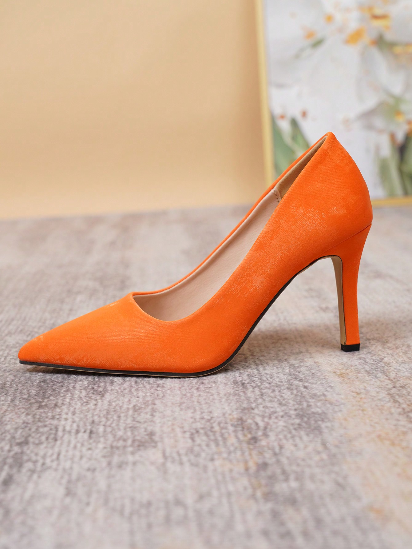 In Orange Women Pumps