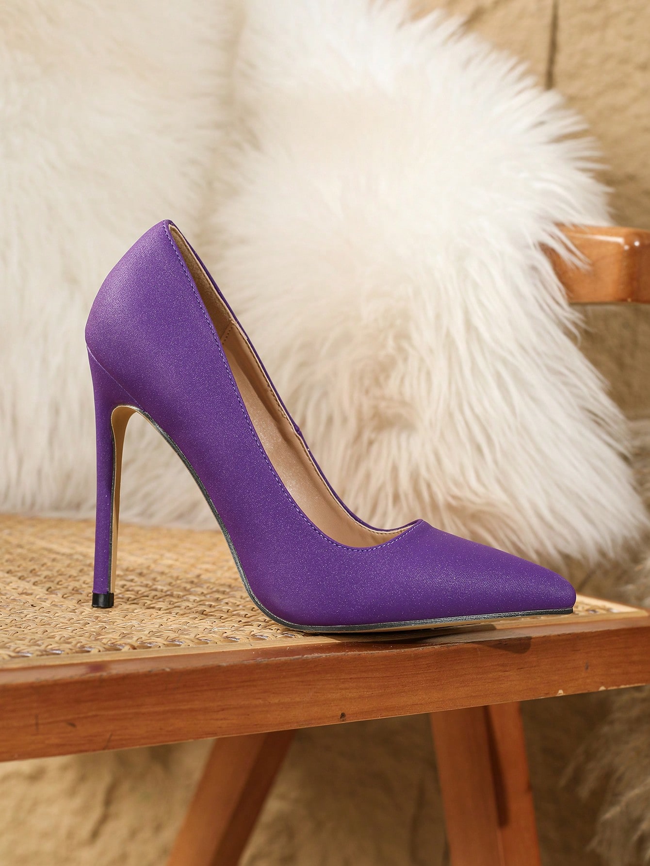 In Purple Women Pumps