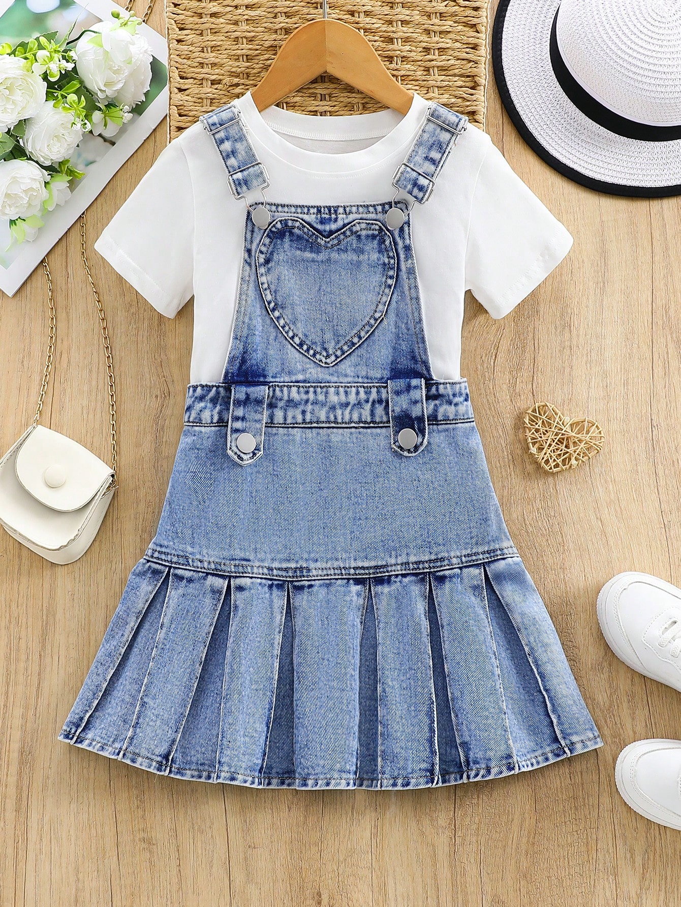 Young Girls Denim Dresses