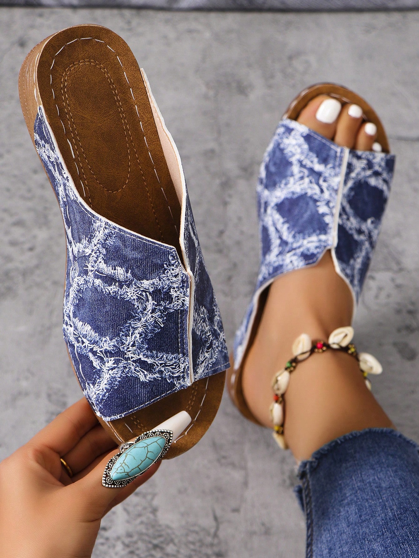 In Blue Women Platforms & Wedge Sandals