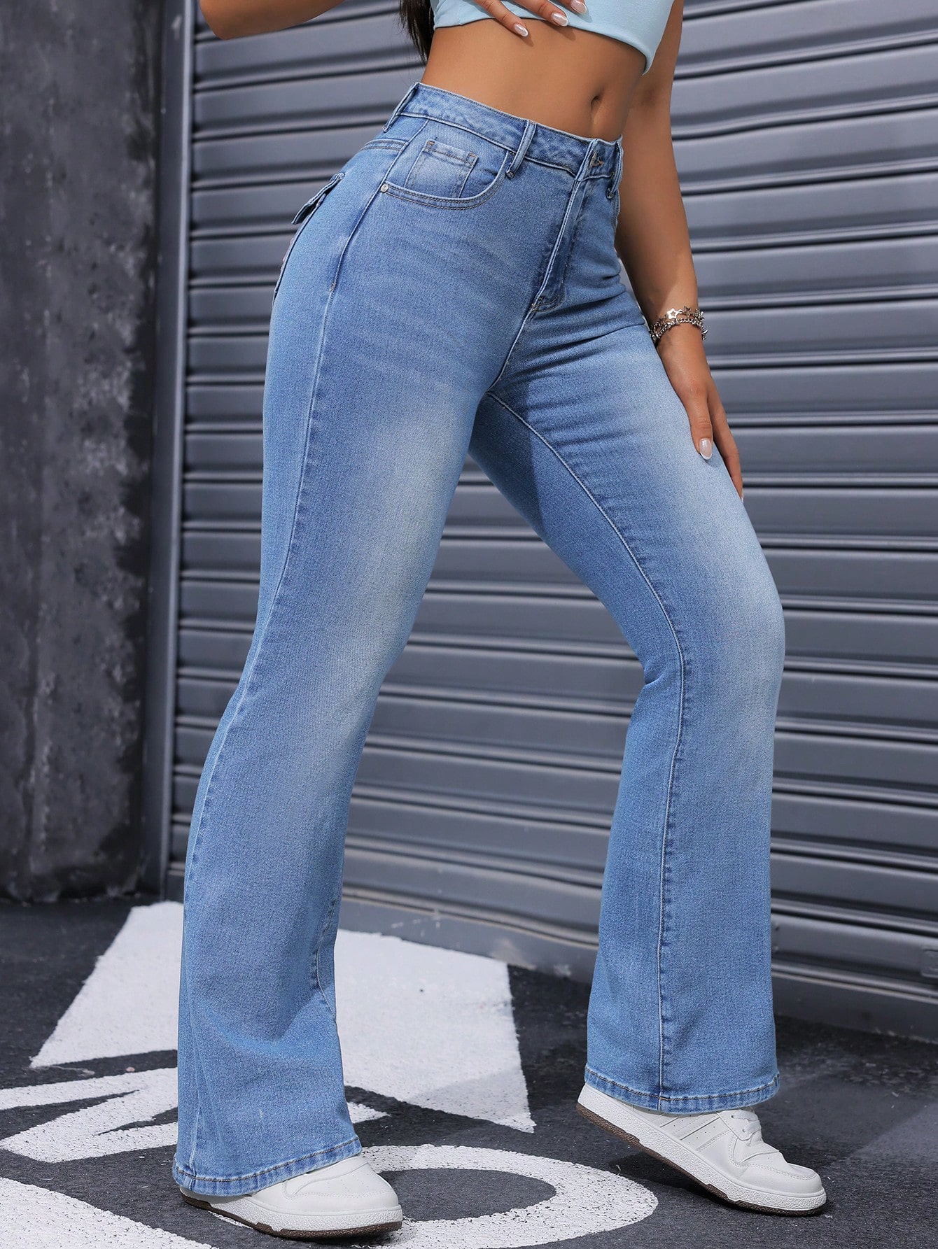 Flare Leg Jeans