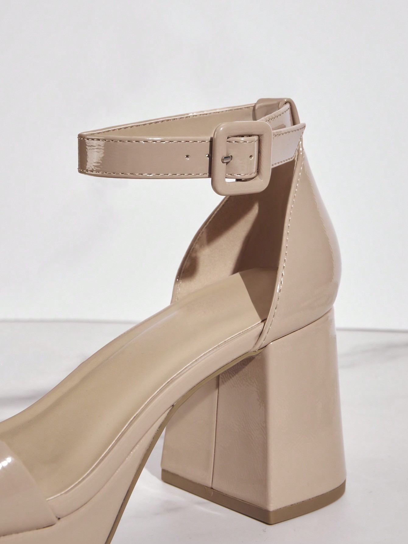 In Beige Women Heeled Sandals