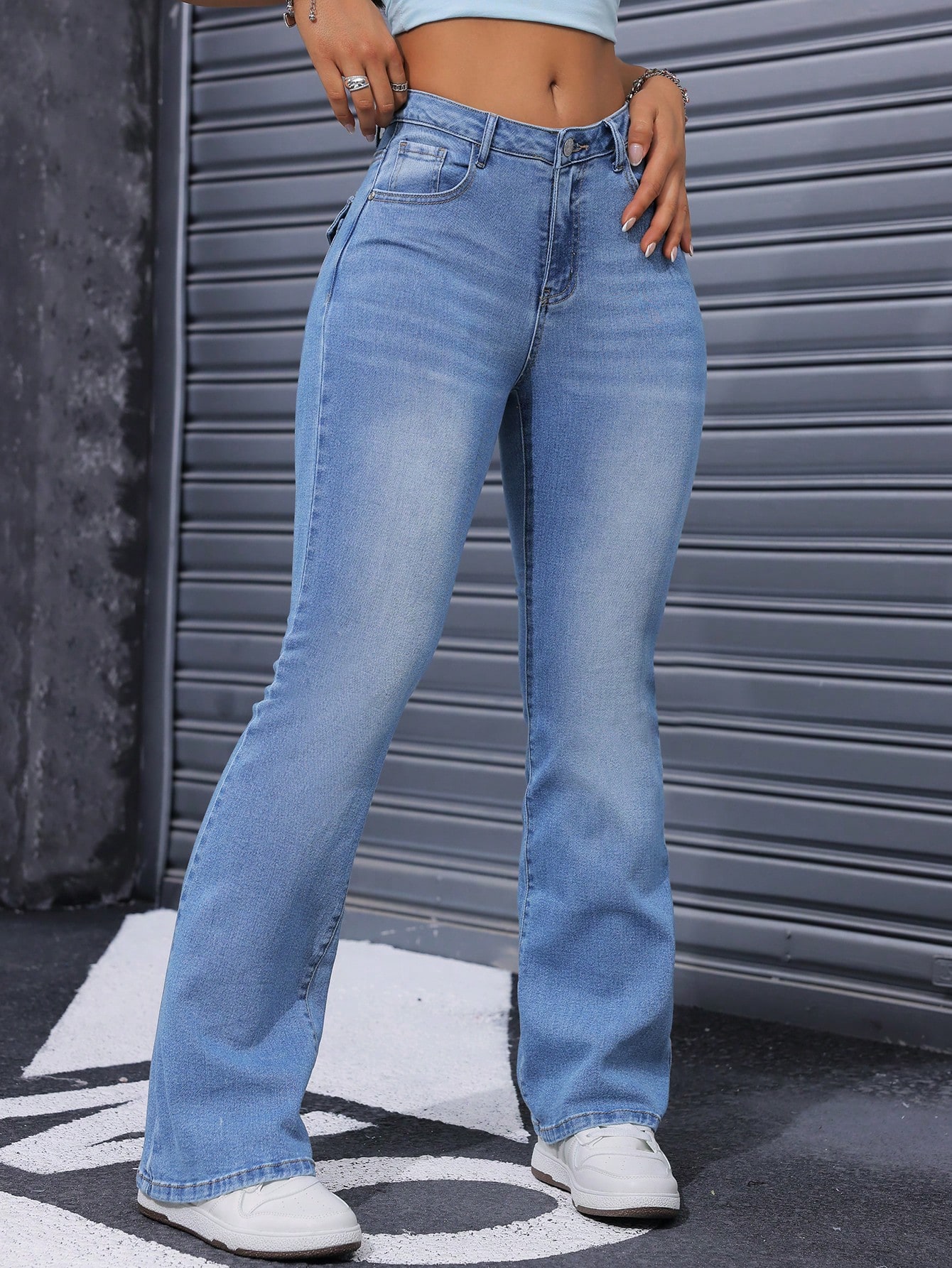 Flare Leg Jeans