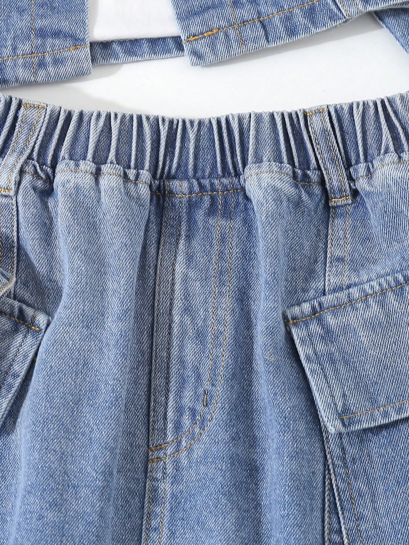 Tween Girls Denim Two-piece Outfits