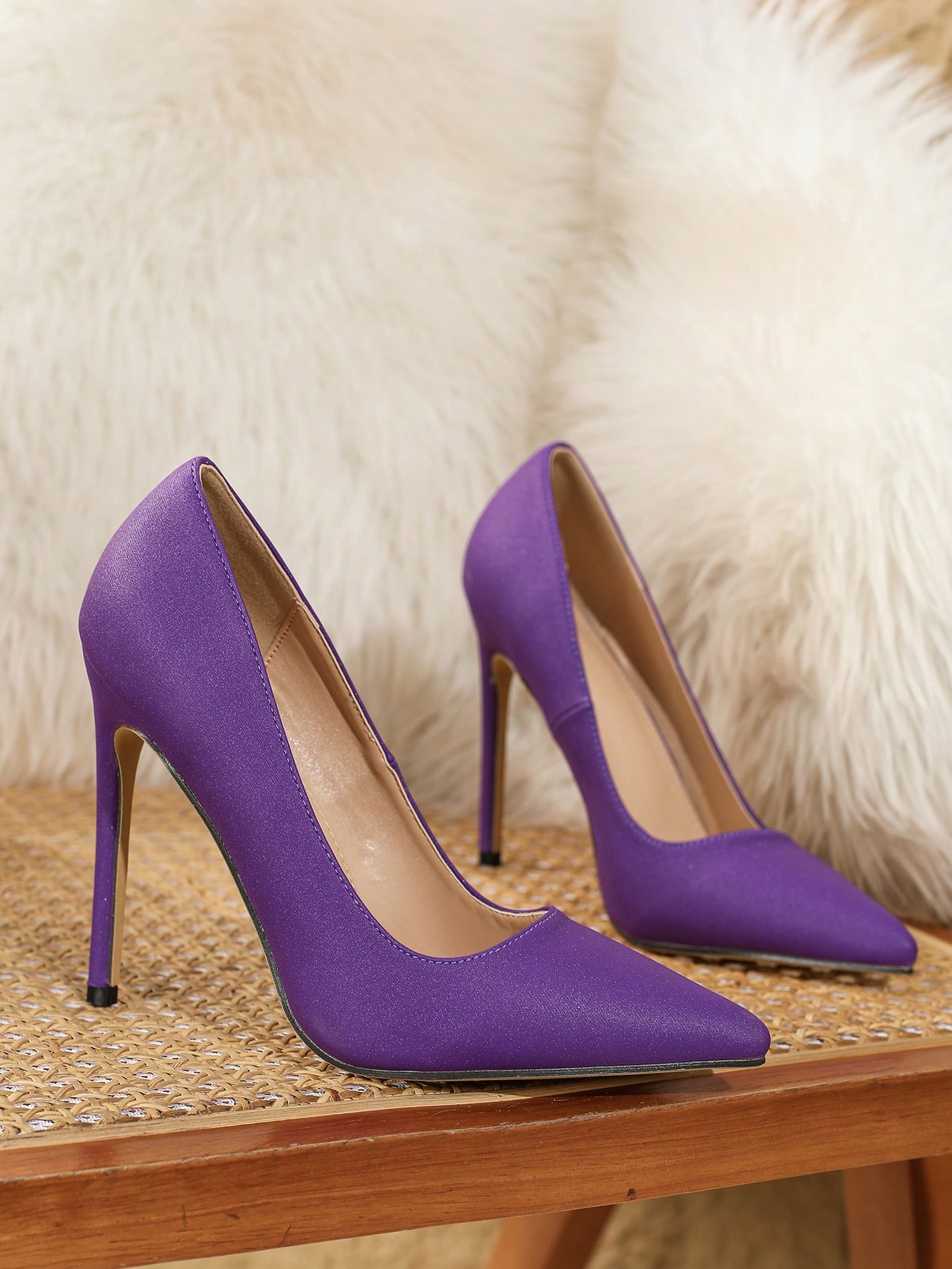 In Purple Women Pumps