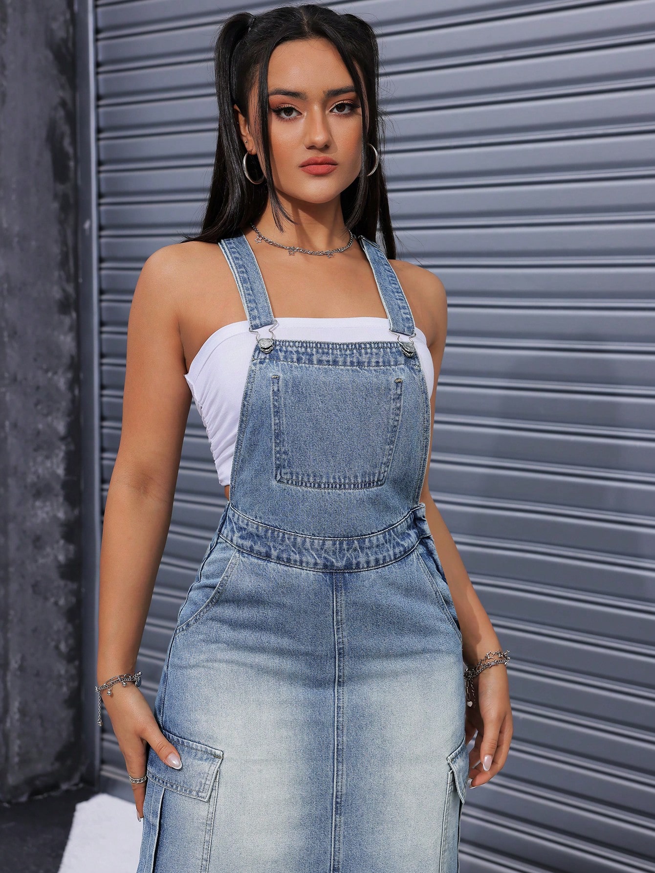 In Blue Women Denim Dresses