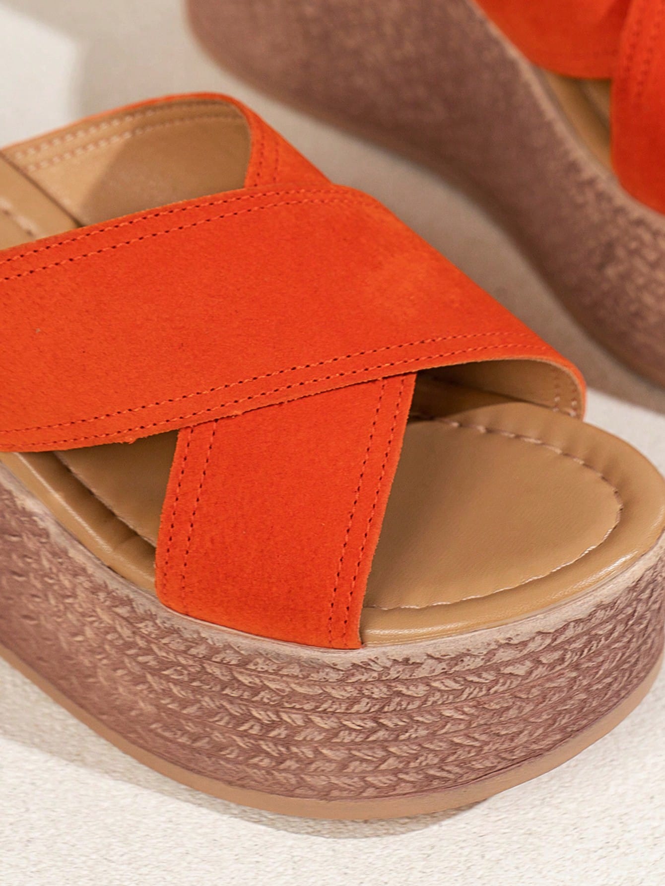 In Orange Women Platforms & Wedge Sandals