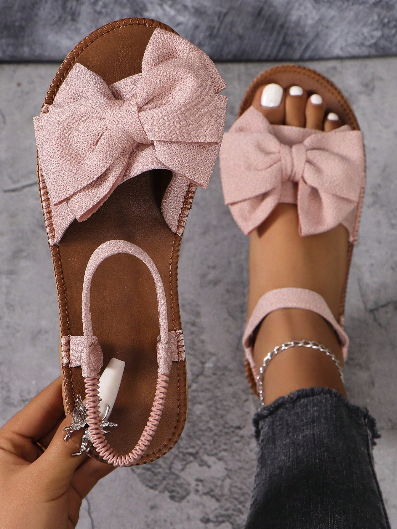 In Pink Women Flat Sandals