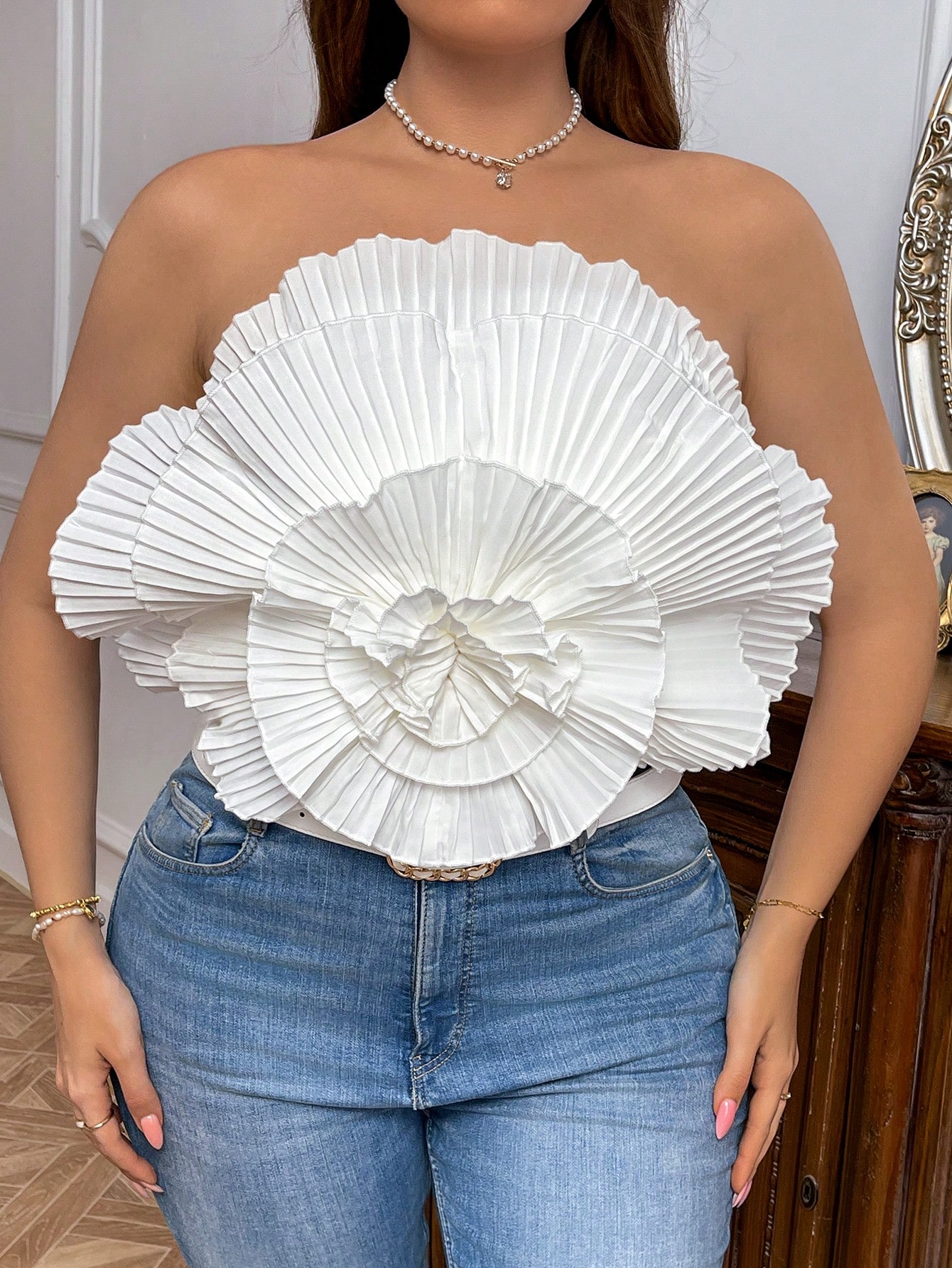 In Casual Plus Size Women Tops