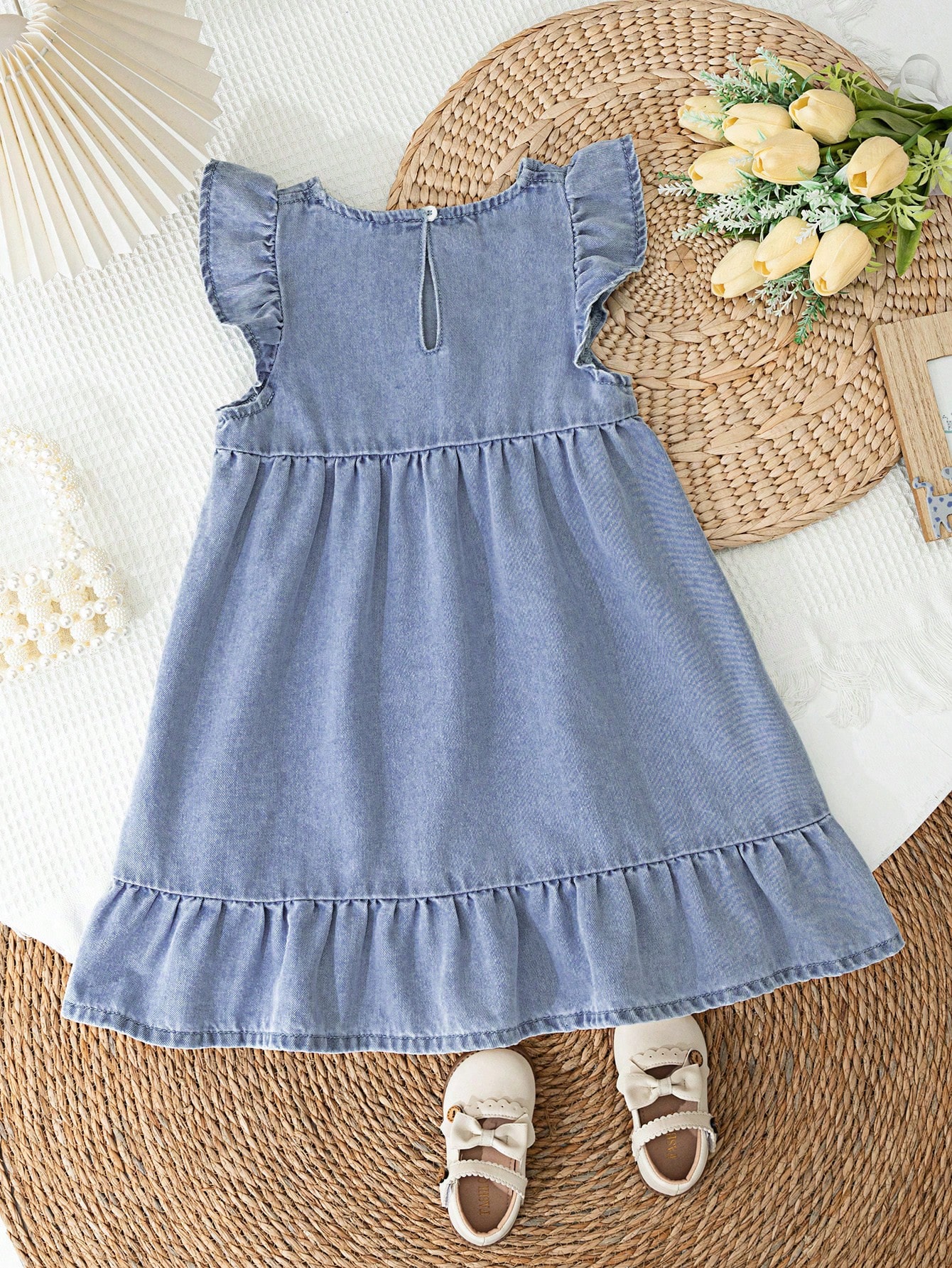 Young Girls Denim Dresses