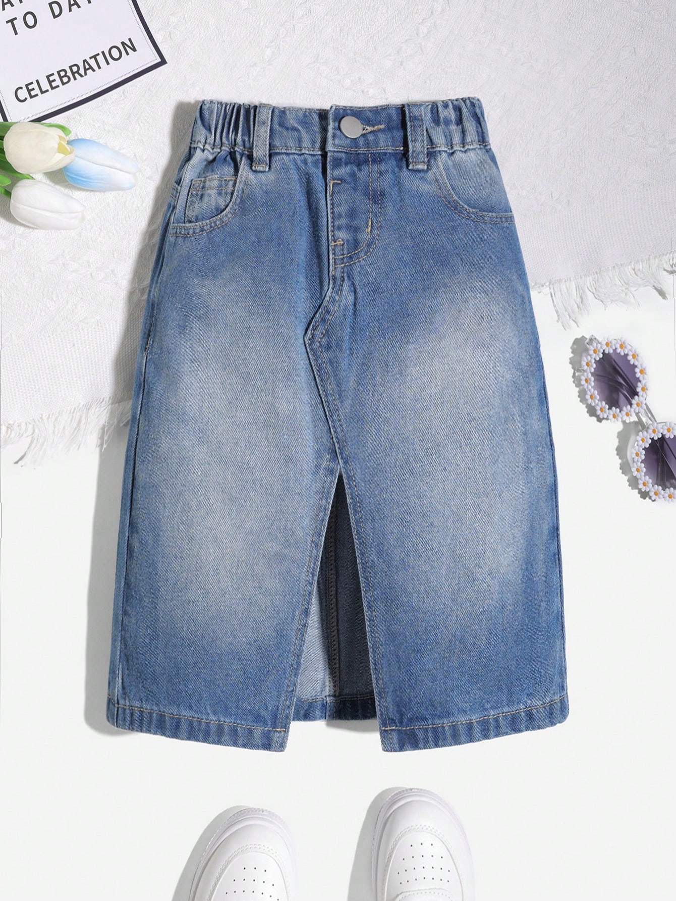 Young Girls Denim Skirts