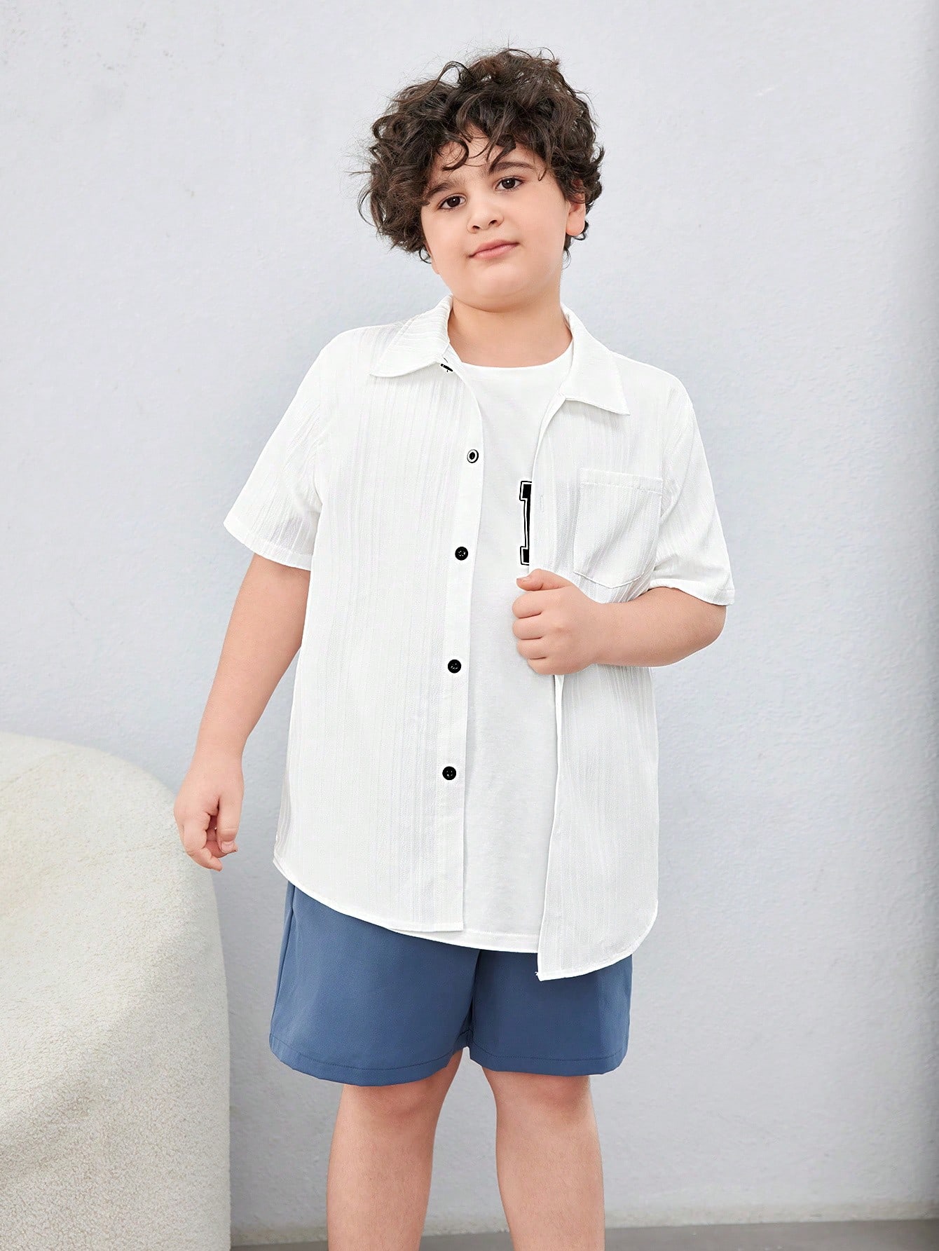 Tween Boys Extended Size Shirts