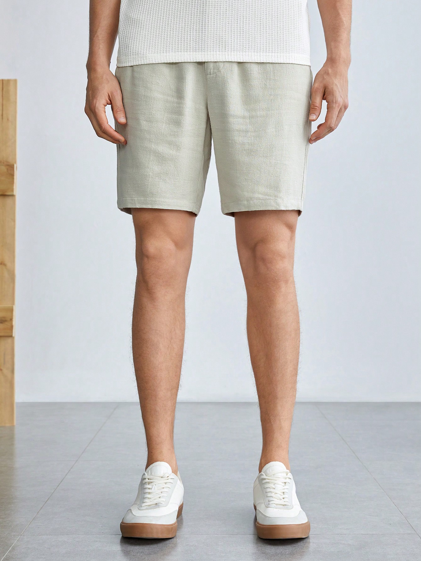 Men Linen Shorts