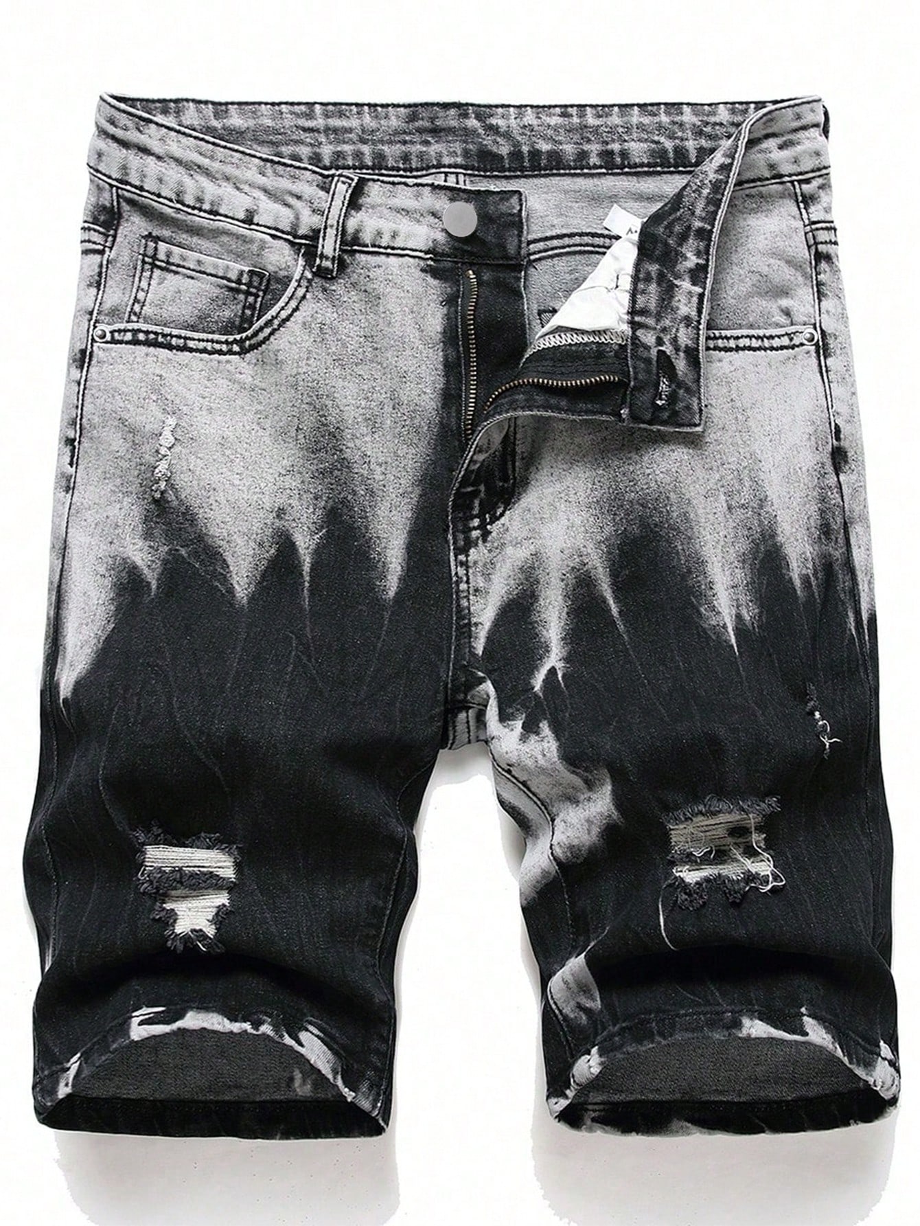 Men Plus Size Denim Shorts