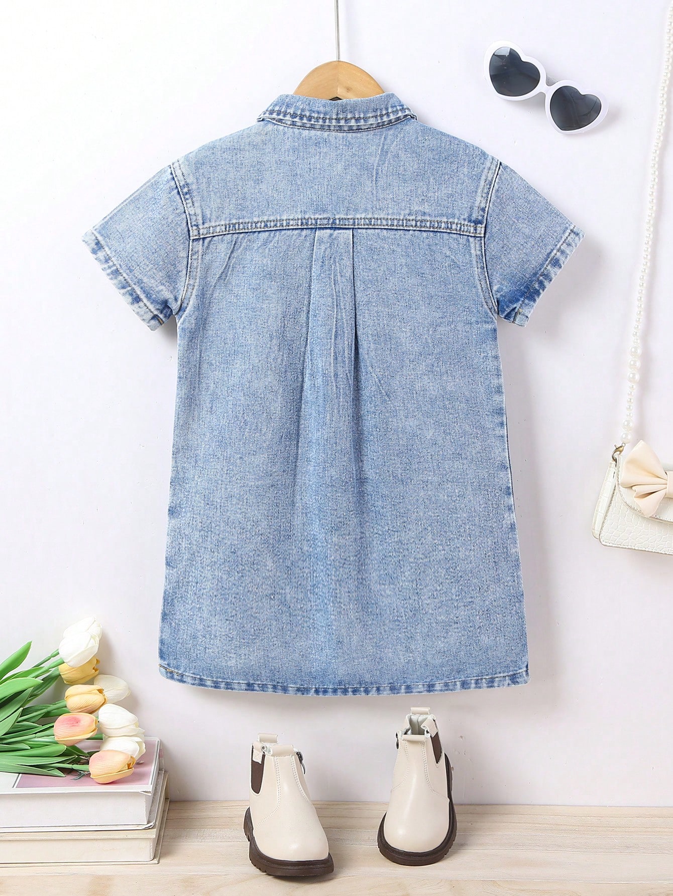 Young Girls Denim Dresses