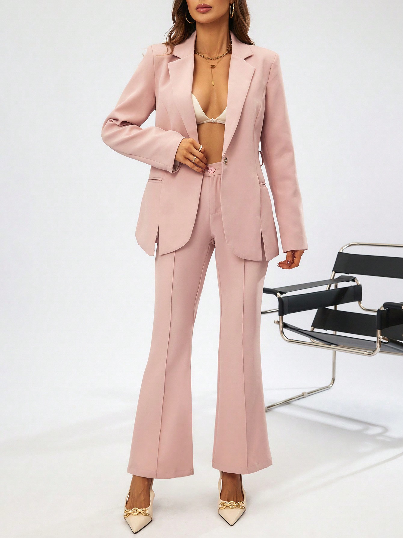 In Pink Women Suit Sets