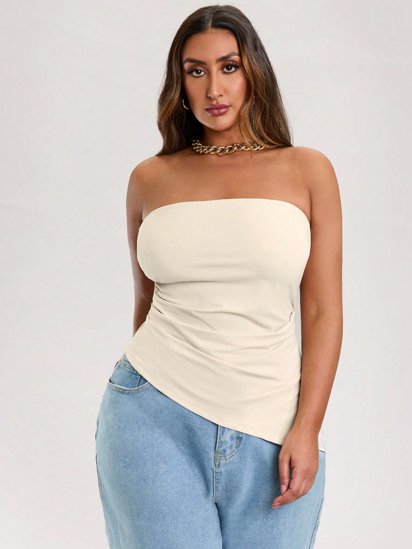 In Casual Plus Size Women Tops