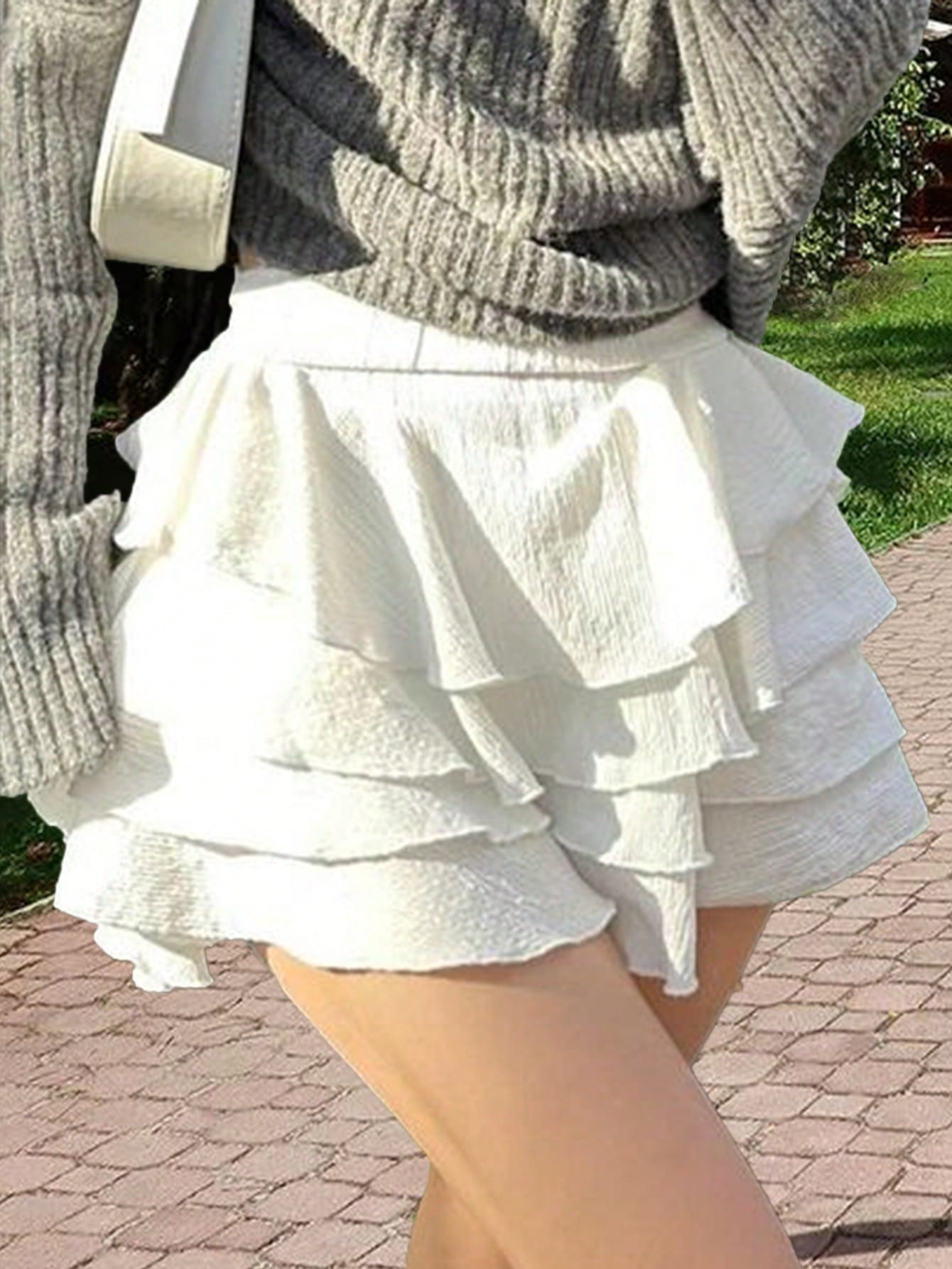 In Beige Women Skirts