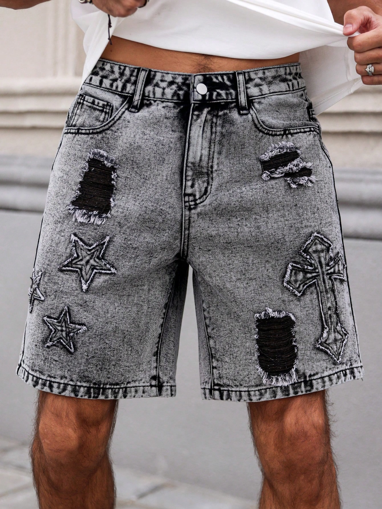 Men Denim Shorts