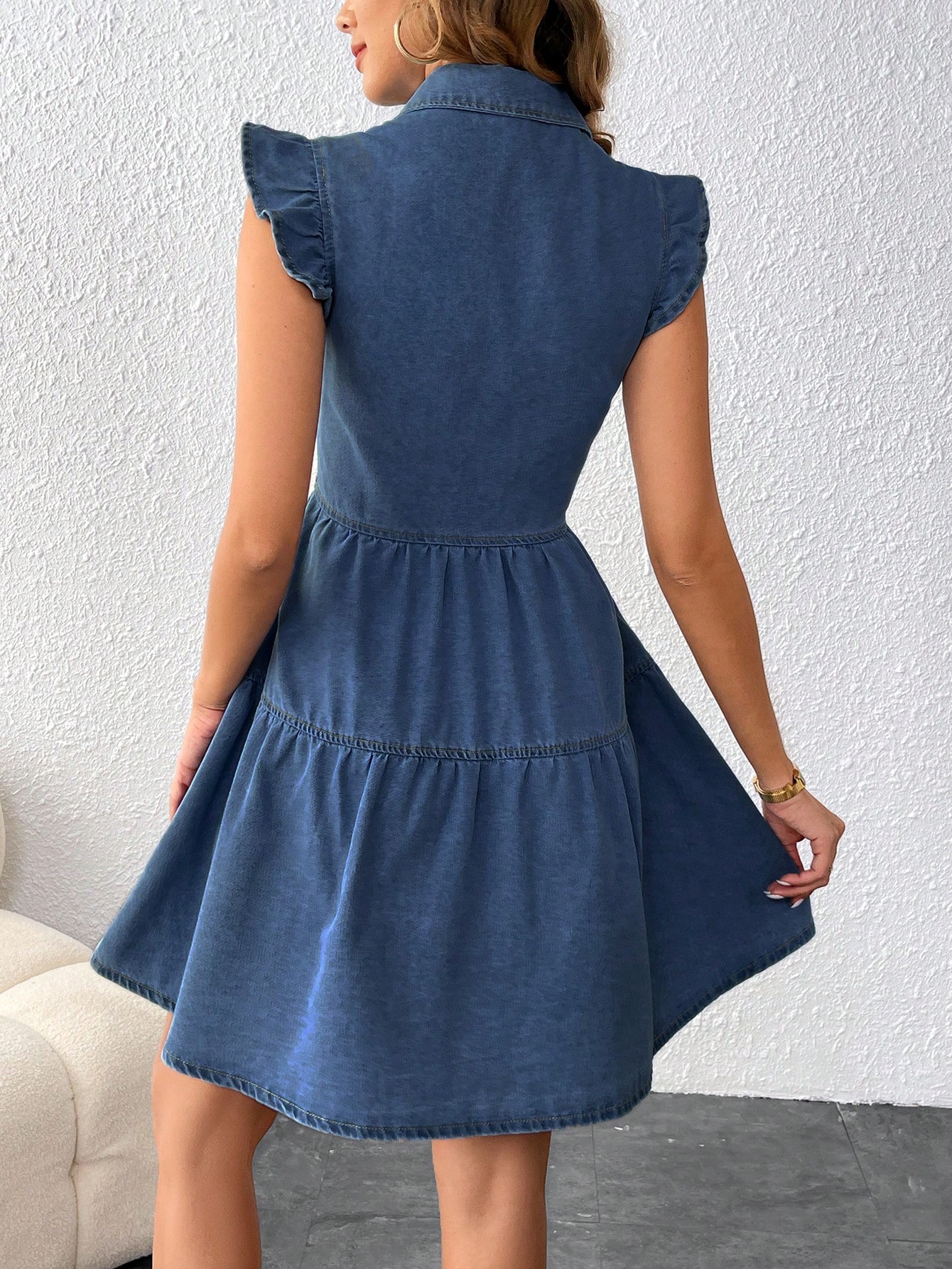 In Blue Women Denim Dresses