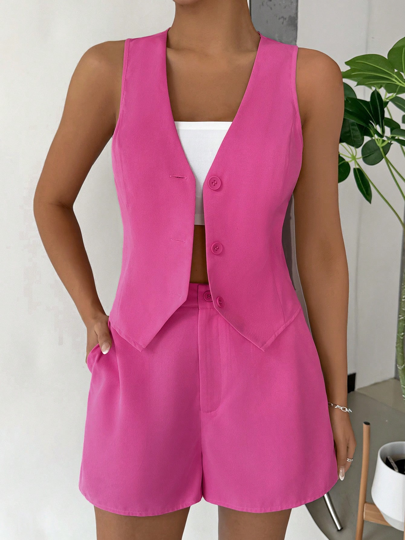 In Pink Women Suits