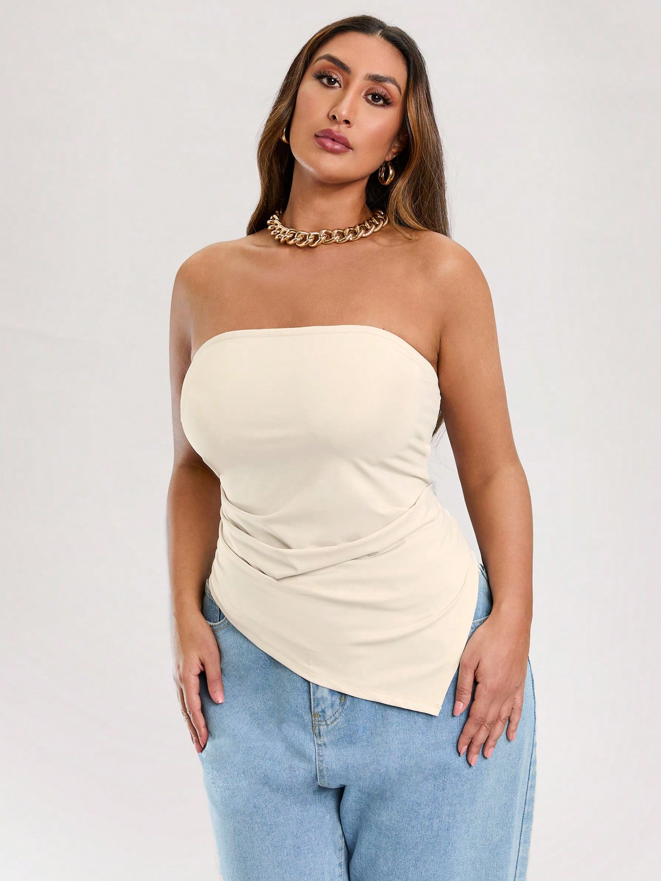 In Casual Plus Size Women Tops