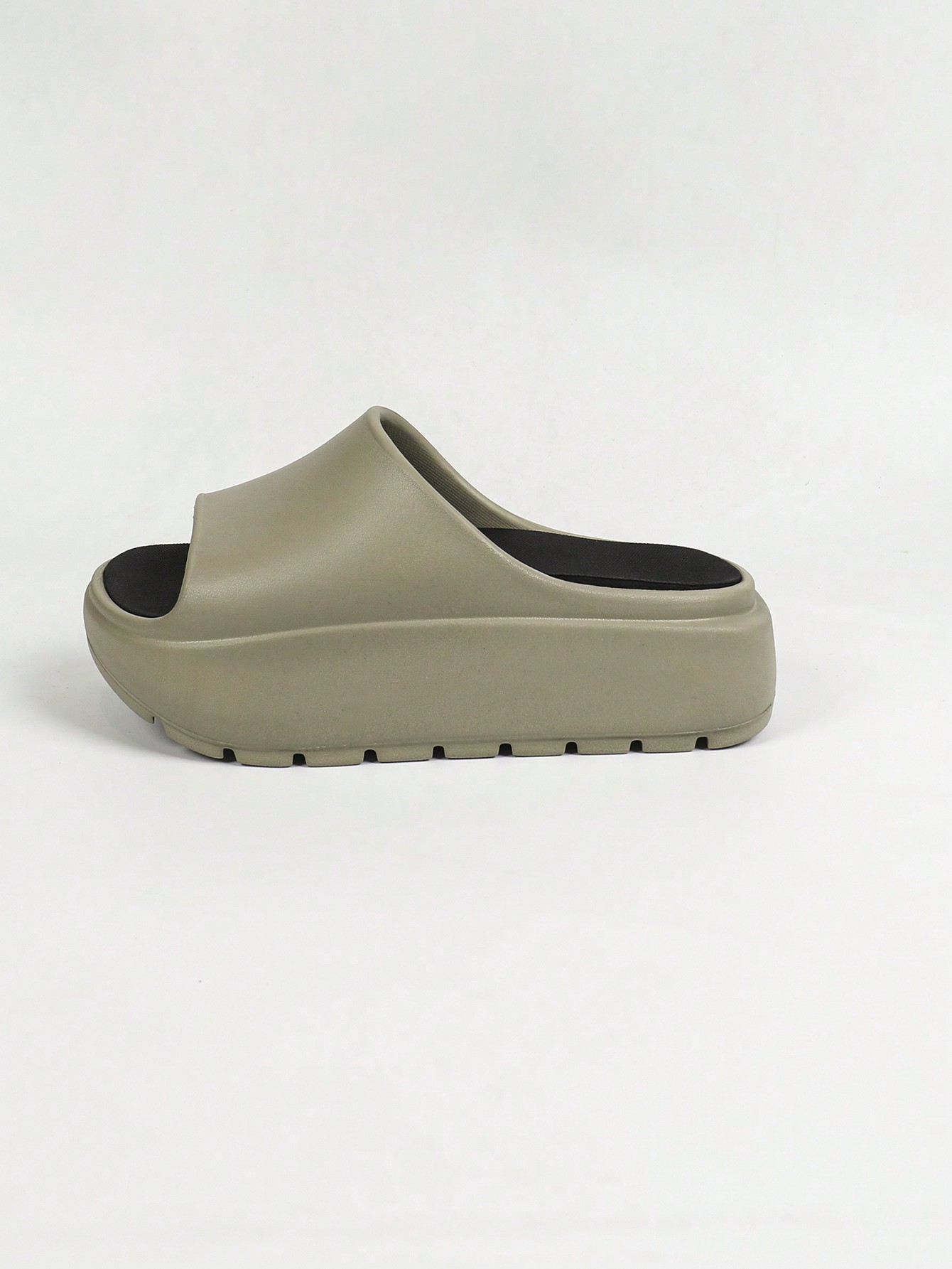 In Khaki Women Slides