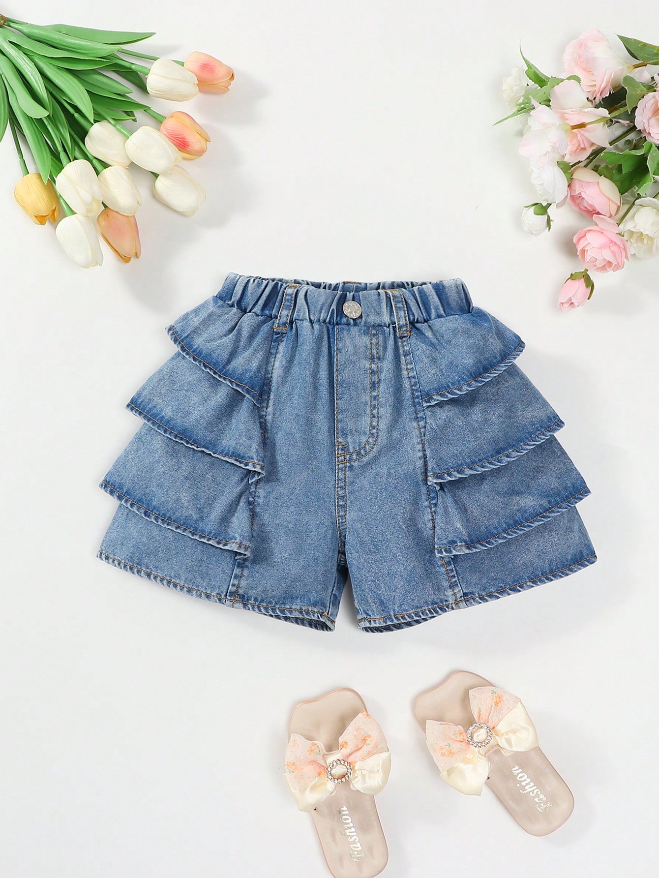 Young Girls Denim Shorts