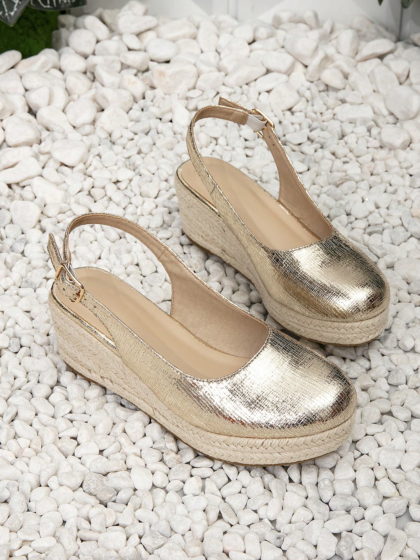 In Gold Women Wedges & Flatform