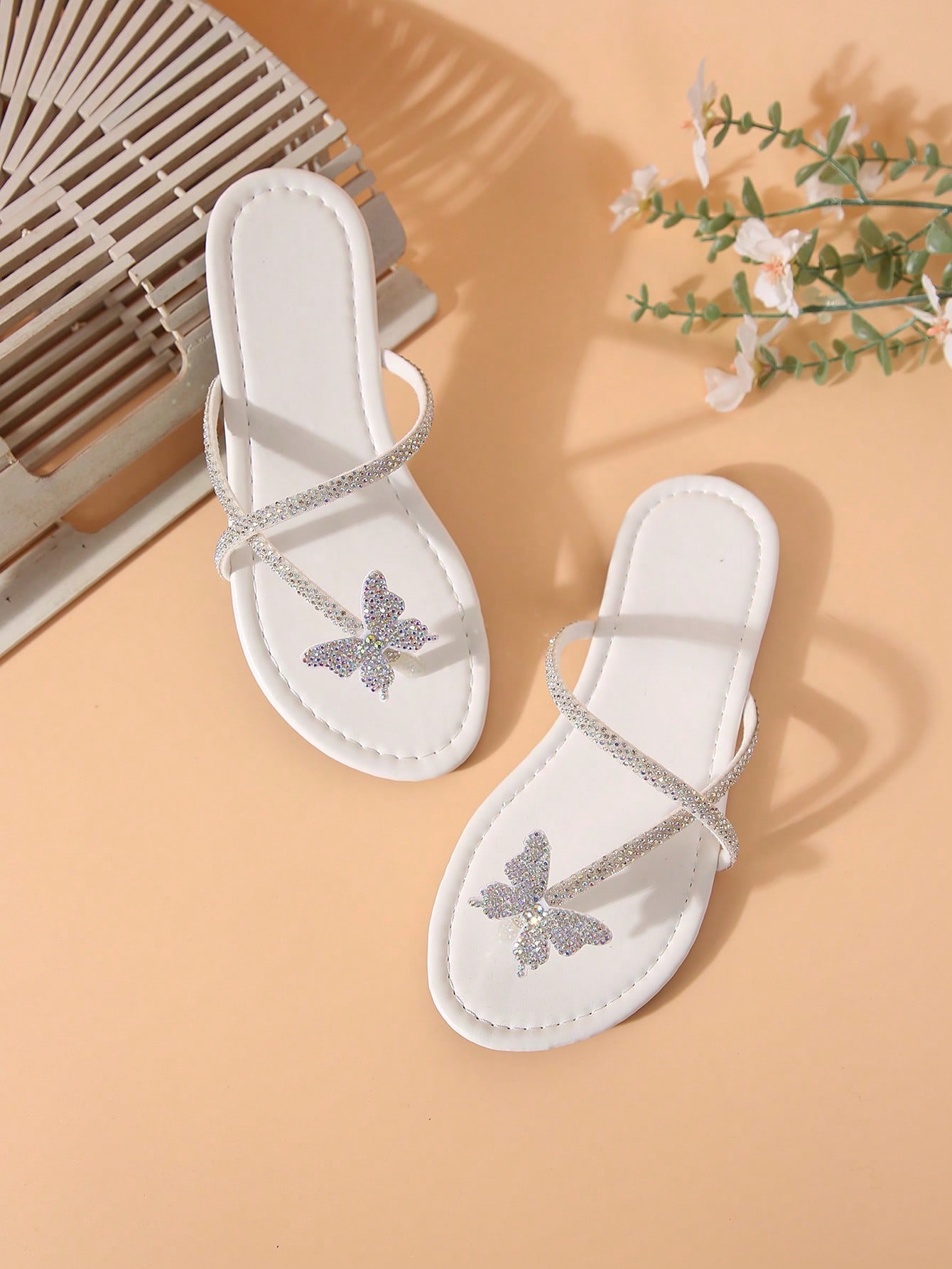 In White Women Flat Sandals