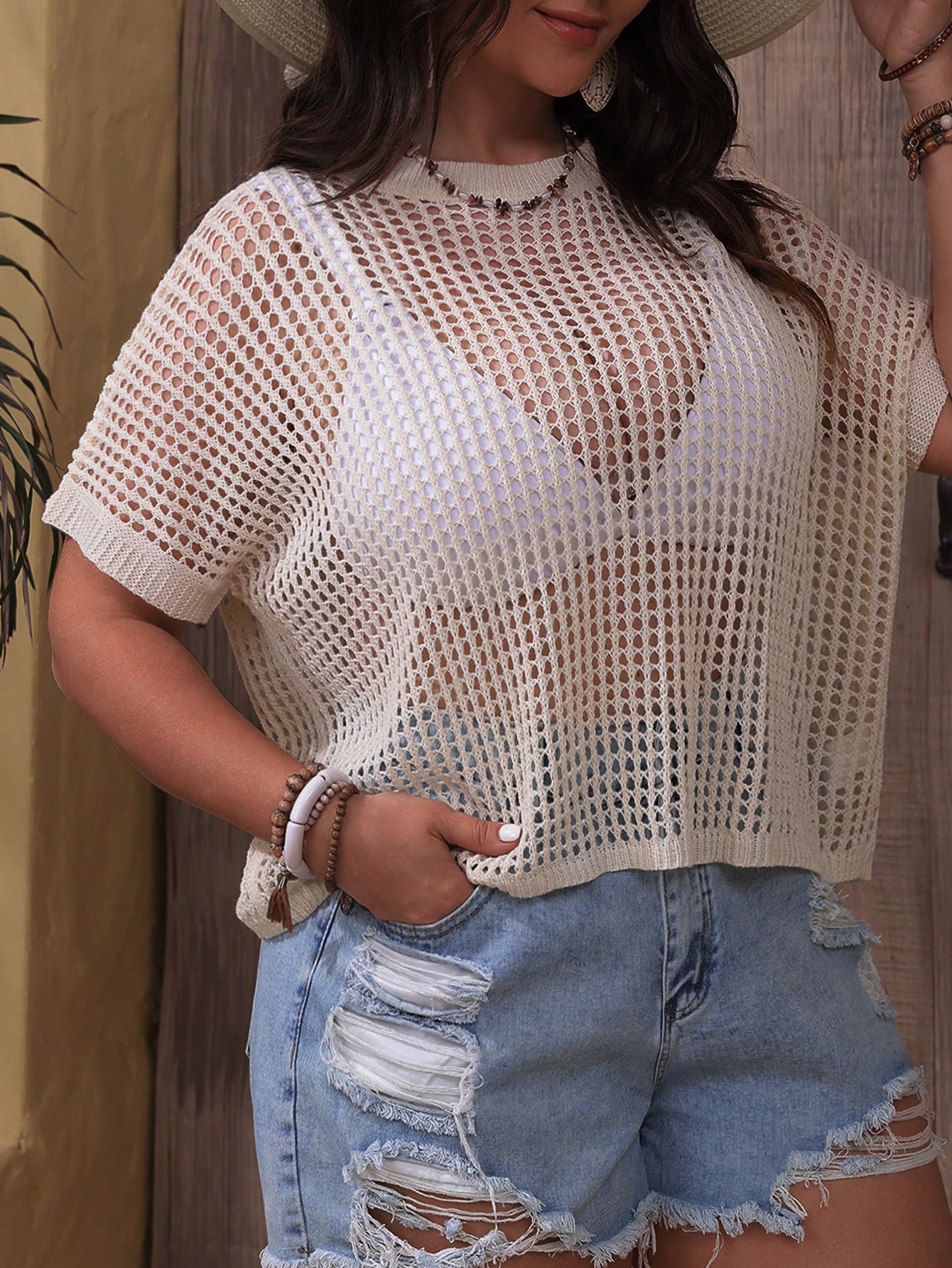 In Casual Plus Size Knit Tops