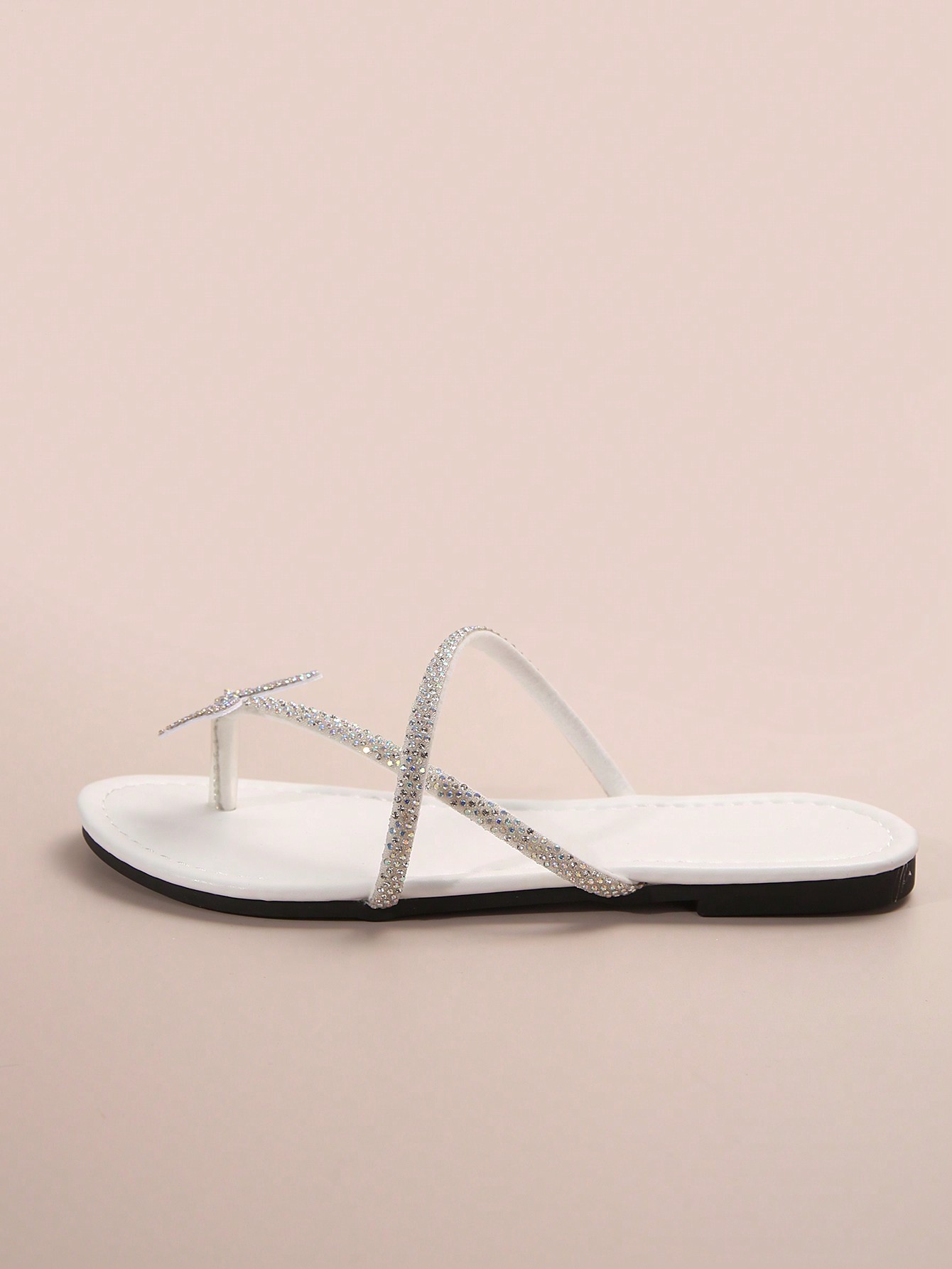 In White Women Flat Sandals