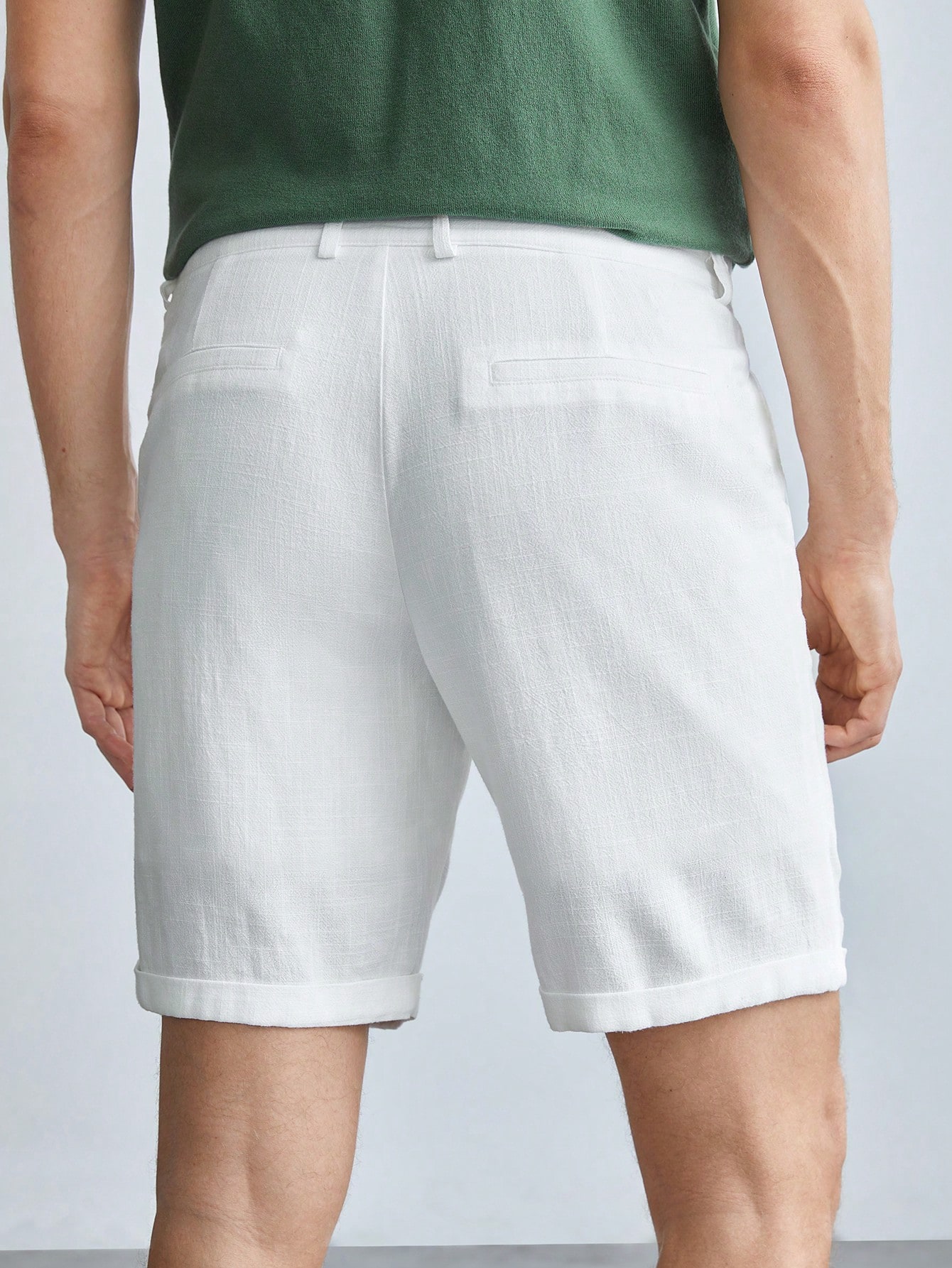 Men Linen Shorts